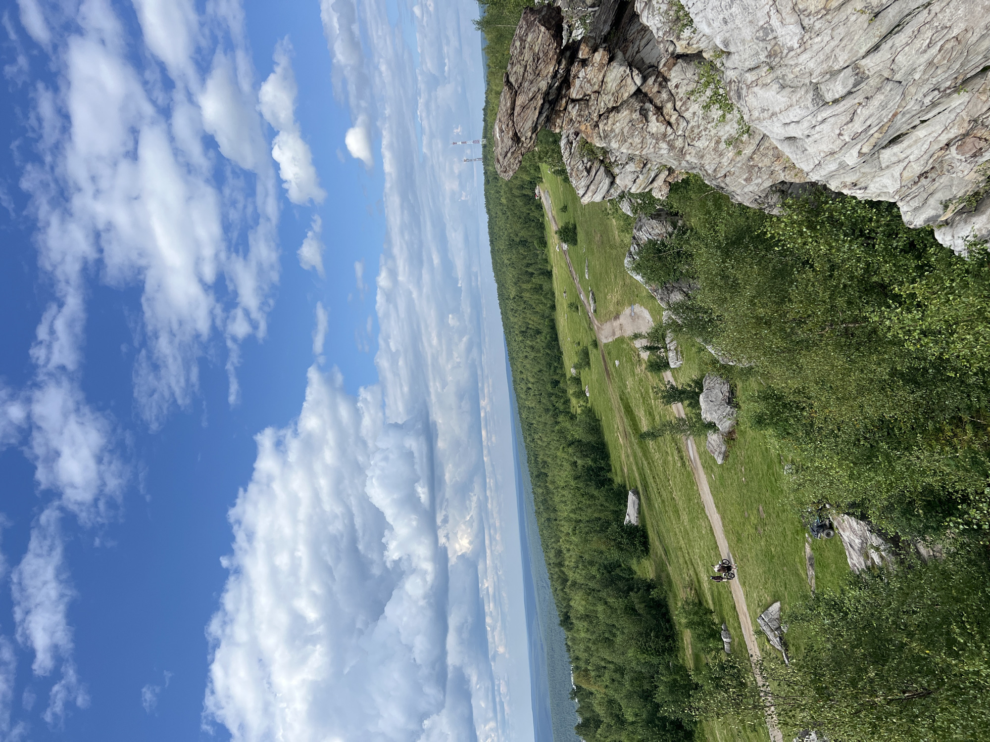 Rocky landscapes and cliff formations around Gubakha, Russia