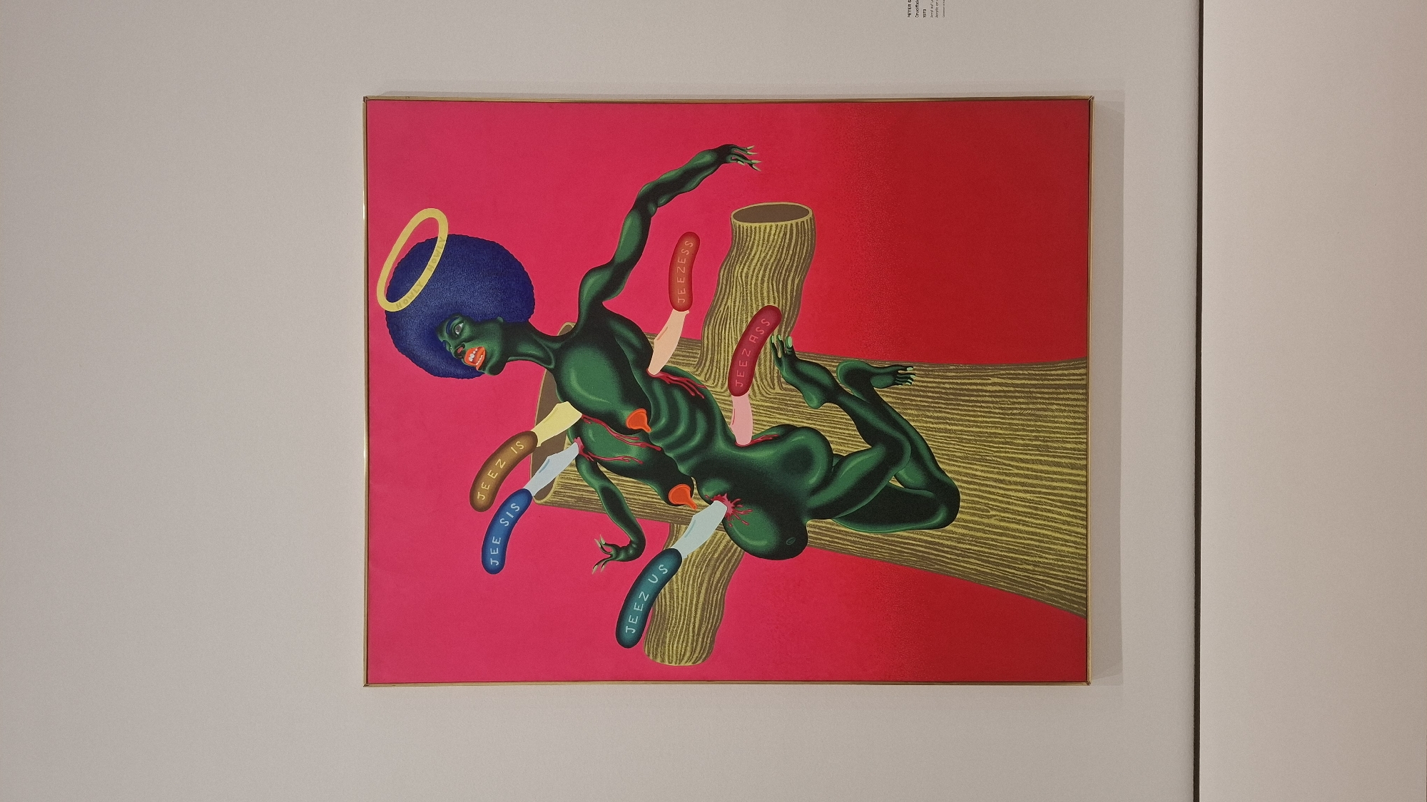 Contemporary art exhibition documented at Vienna gallery