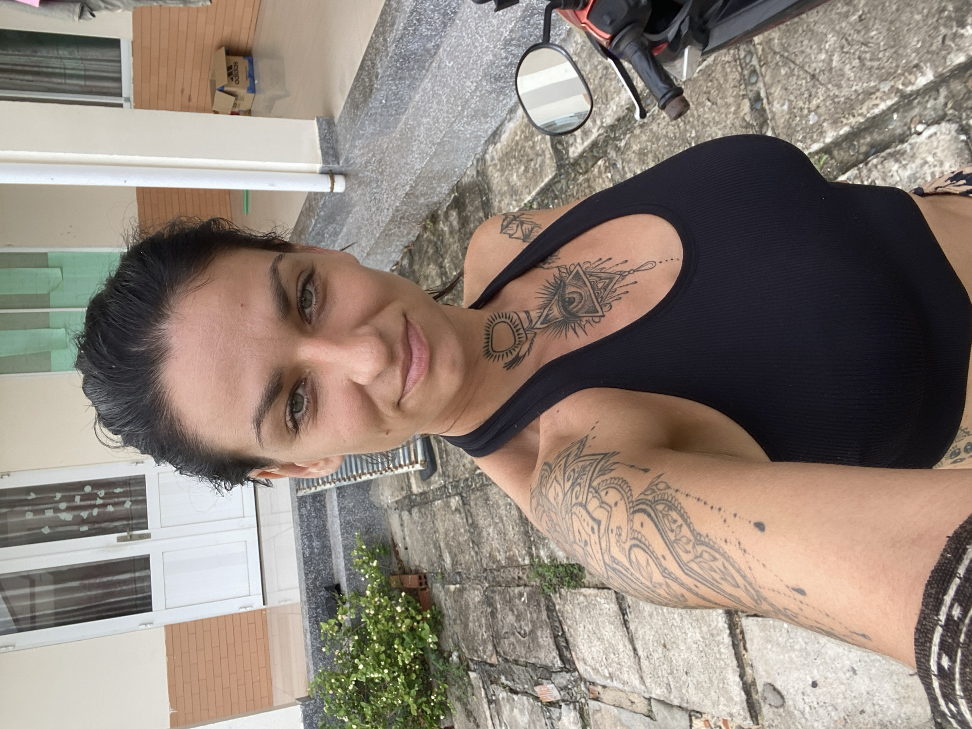 Woman takes series of selfies in Mũi Né, Vietnam