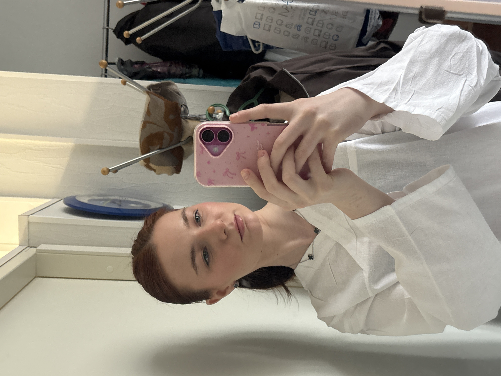 Early morning selfies and portraits captured in Saint Petersburg