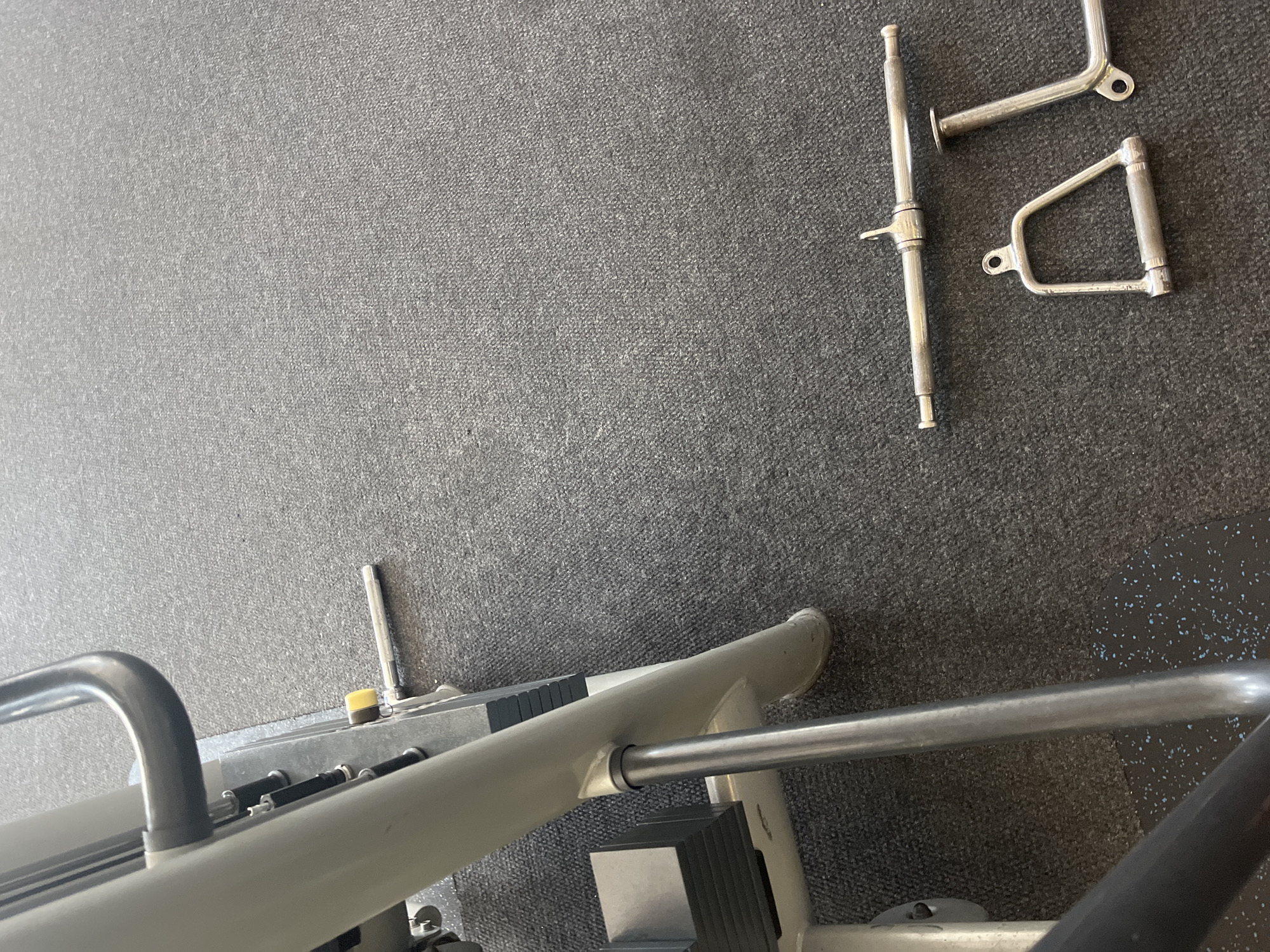 Witness documents empty gym interior in Blagoevgrad, Bulgaria