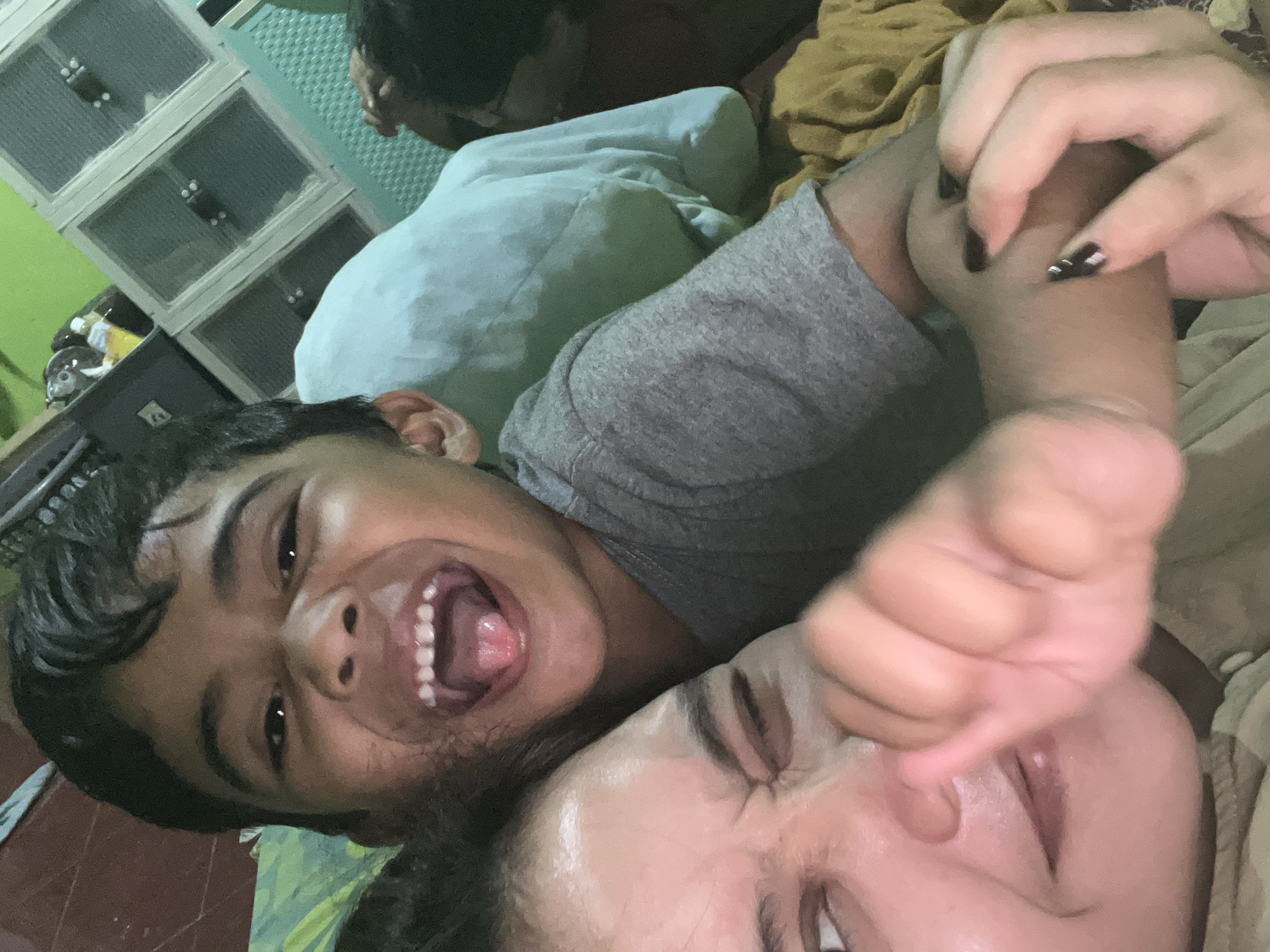 Lazy afternoon at home in Bumi Mulyo with toys, a cat, and selfies