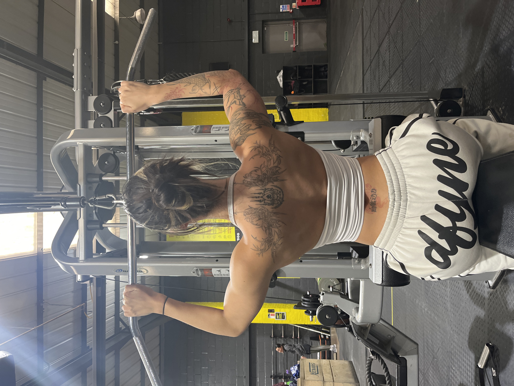 Gym workout captured at Tunbridge Wells fitness facility