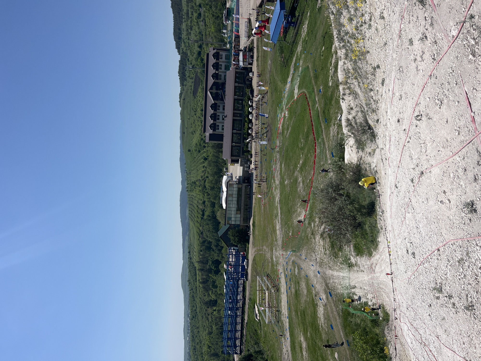 Adventure climbing activities observed in Khvalynsk, Russia