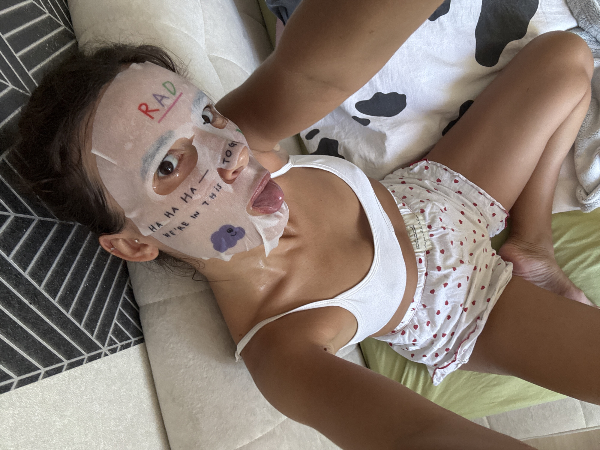 Sheet mask day, Chaikovsky: low-key self-care at home