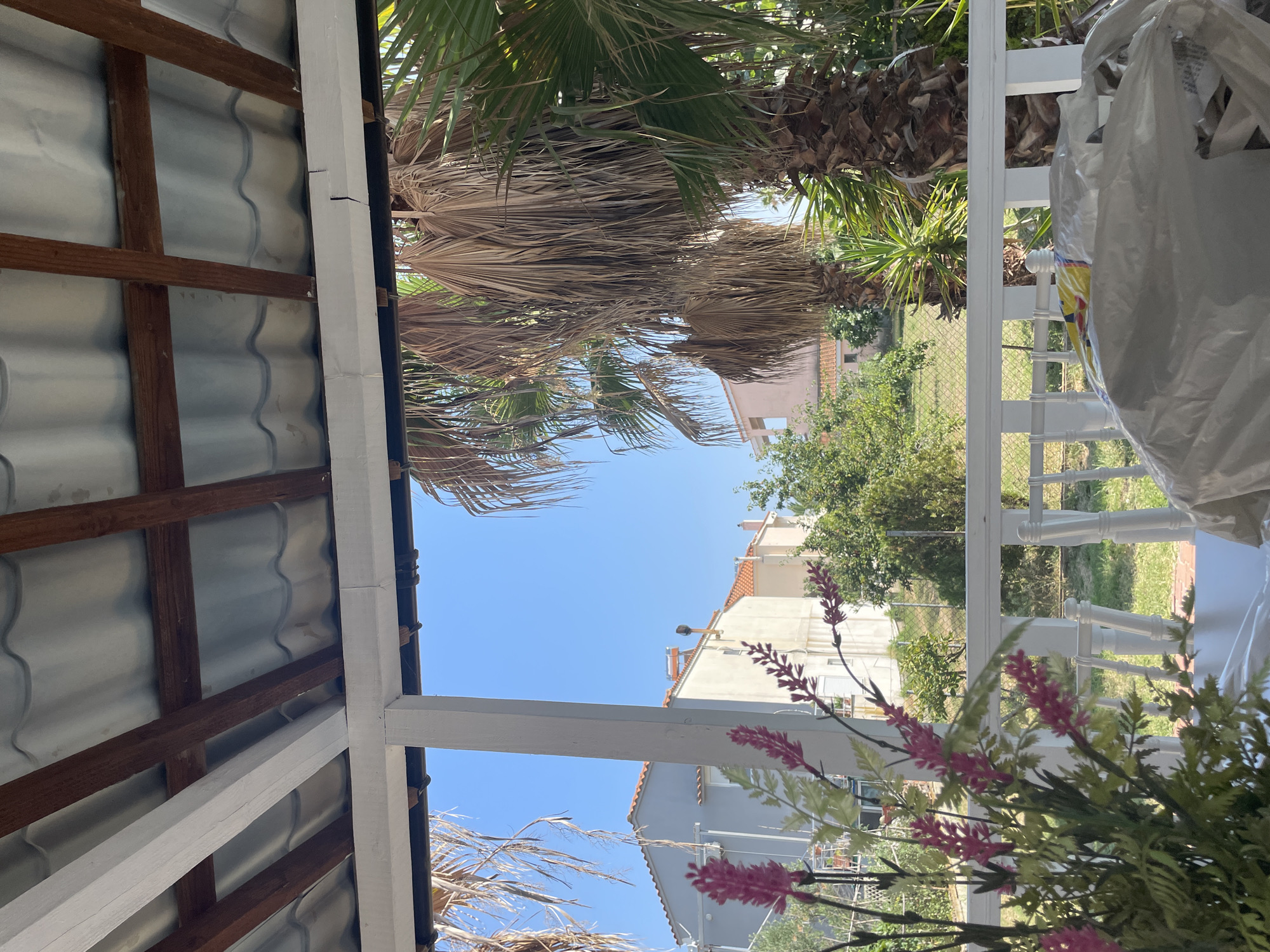 Beach drinks and pistachio chocolate on a Greek summer afternoon