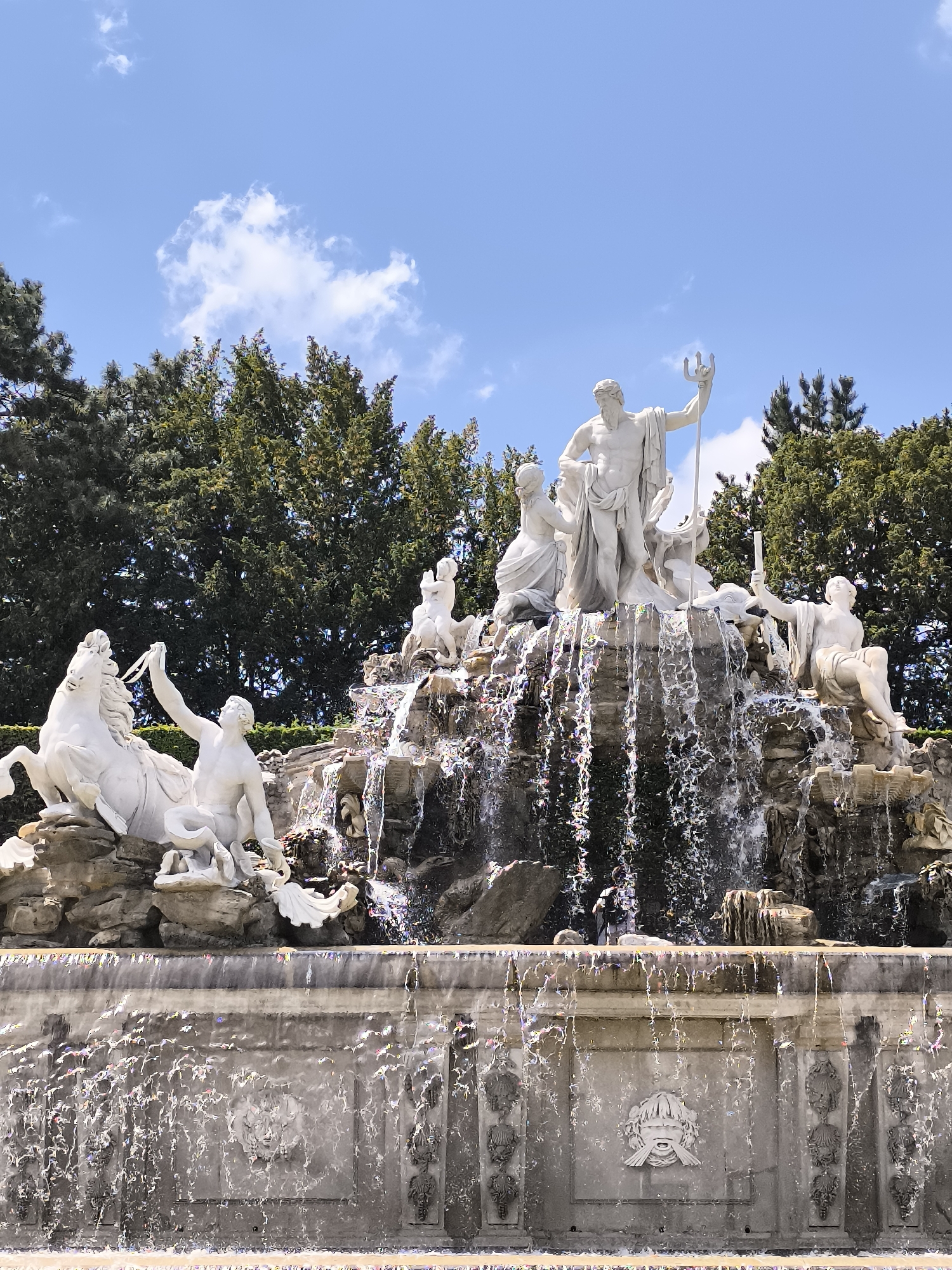 Morning visit to Schönbrunn Palace gardens documented in Vienna