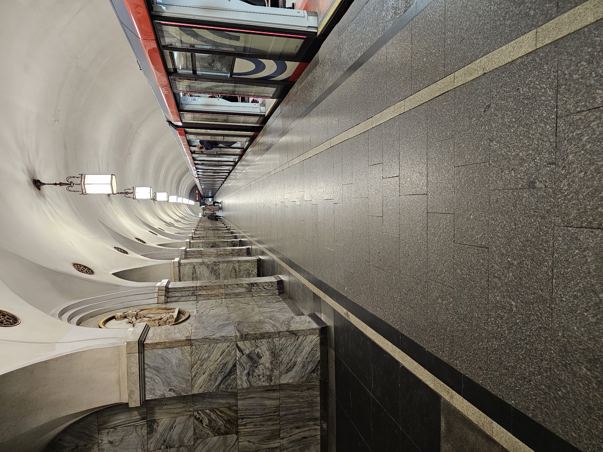 Morning commute through Moscow Metro stations and city streets documented