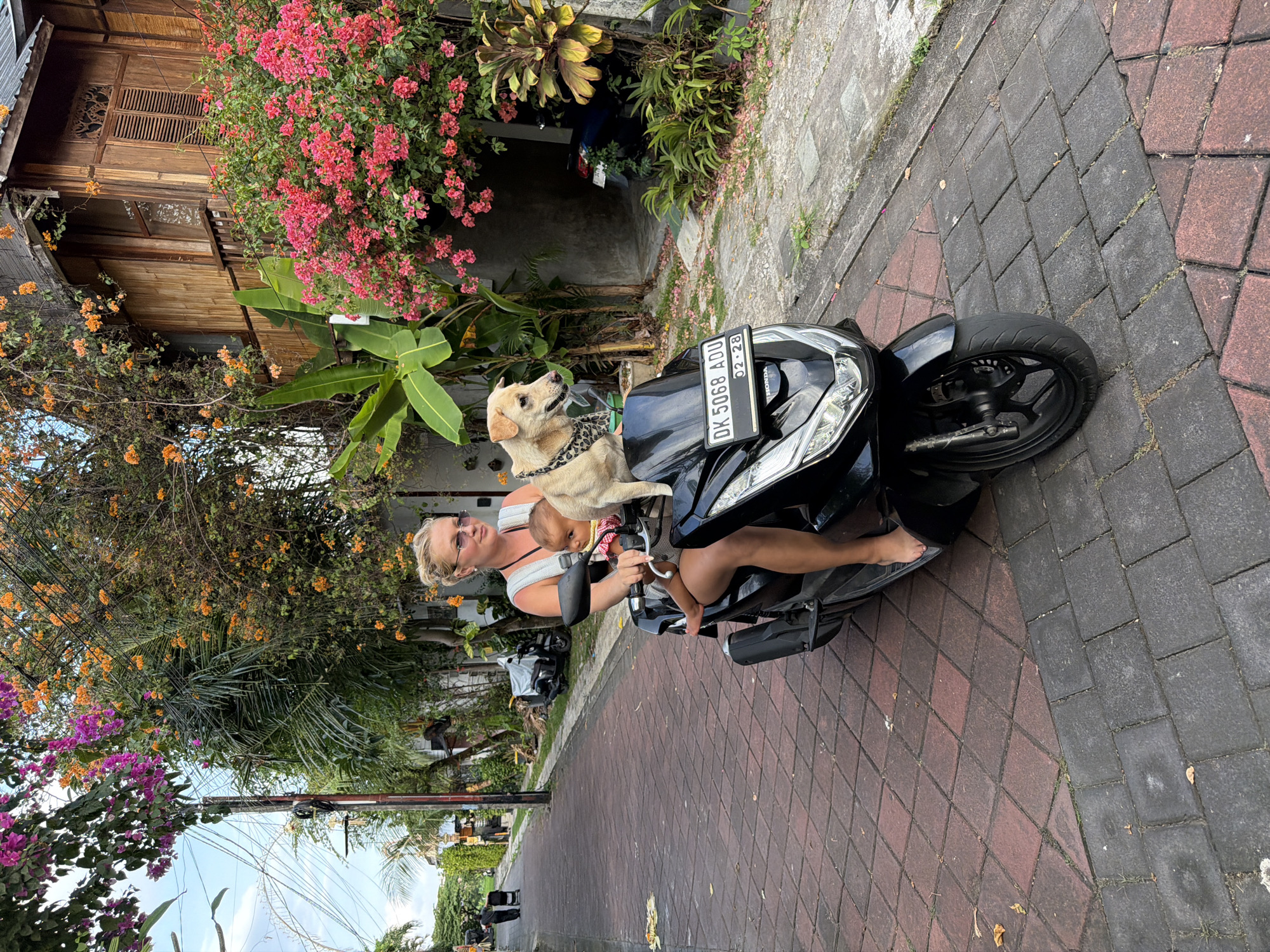 Morning around North Kuta with a baby in tow