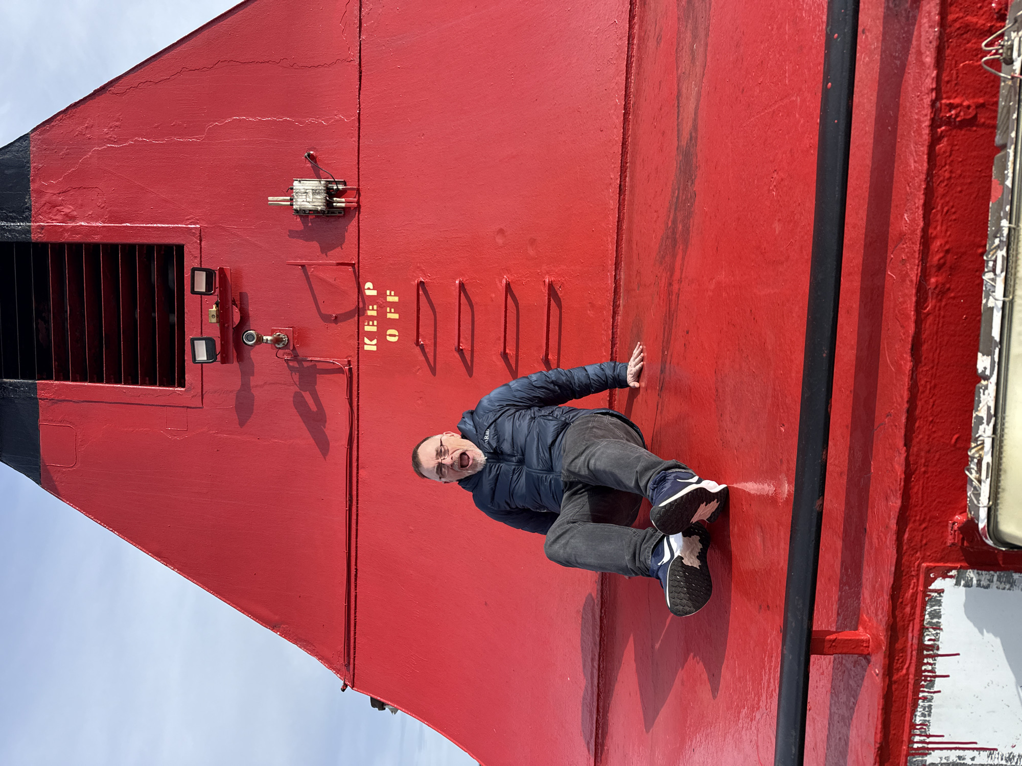 Ferry passengers documented during afternoon coastal journey
