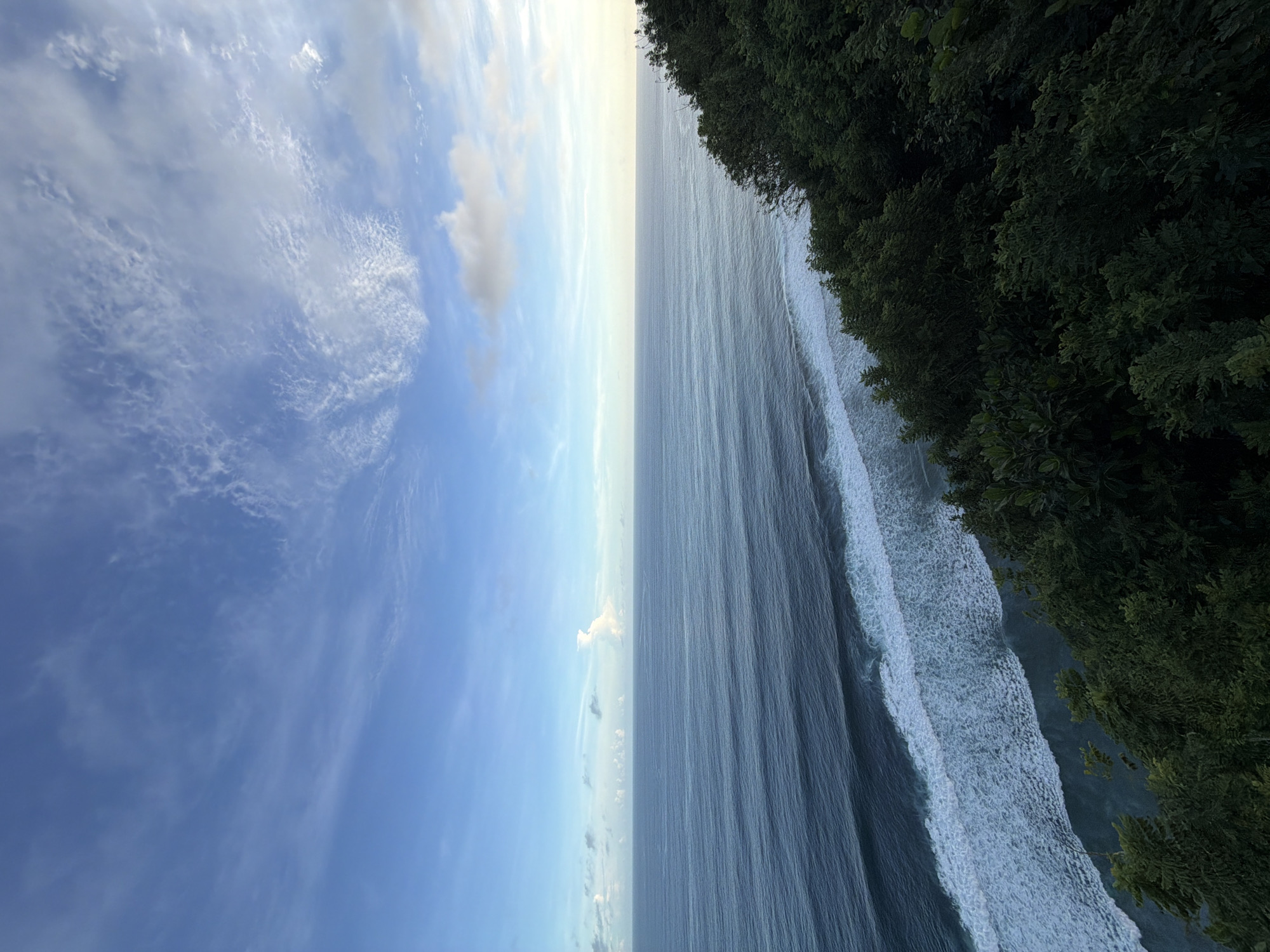 Morning coastal views captured in Kuta Selatan, Indonesia