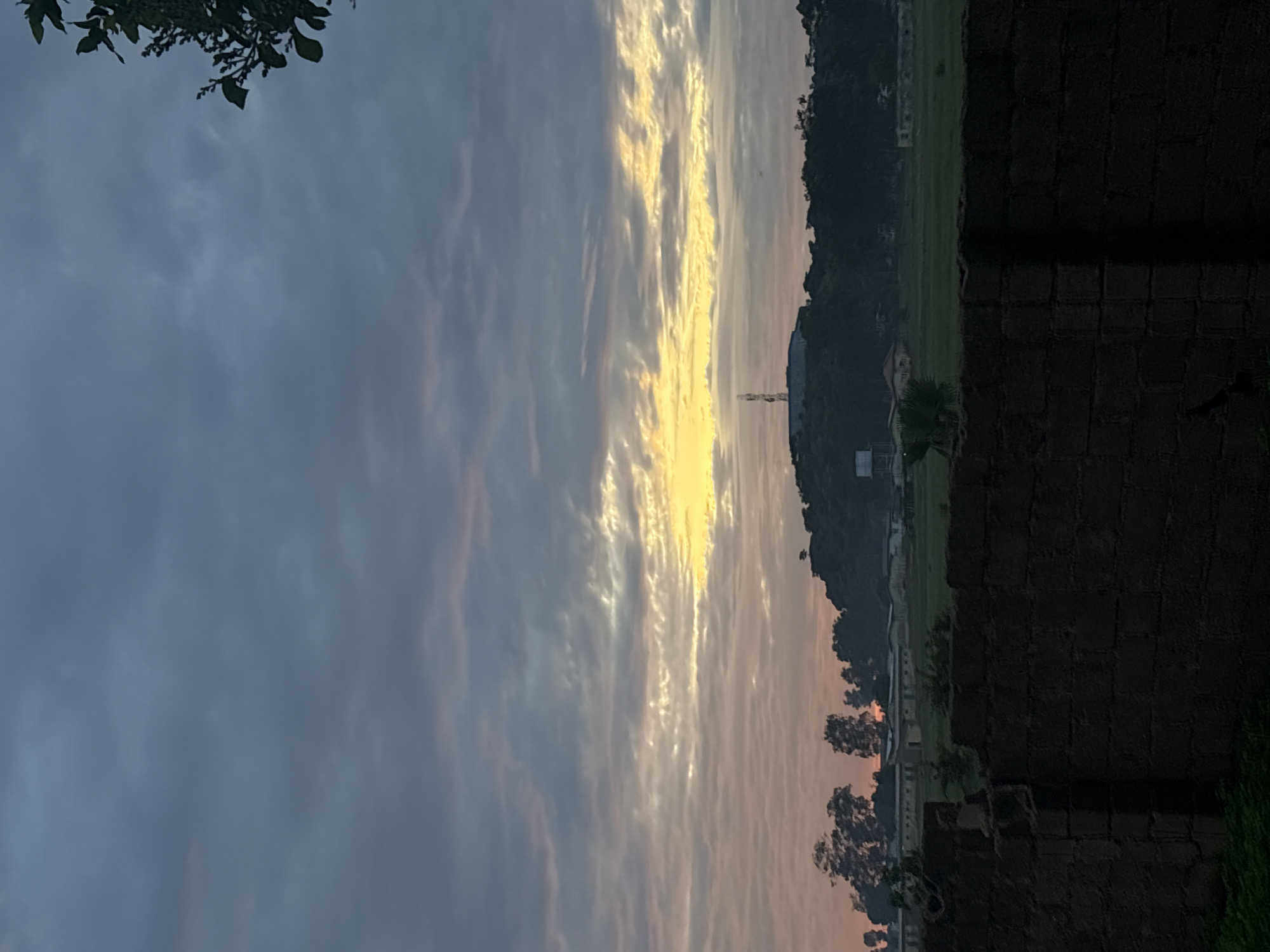 Dawn sky documented over Bukuru Nigeria in twelve-image sequence