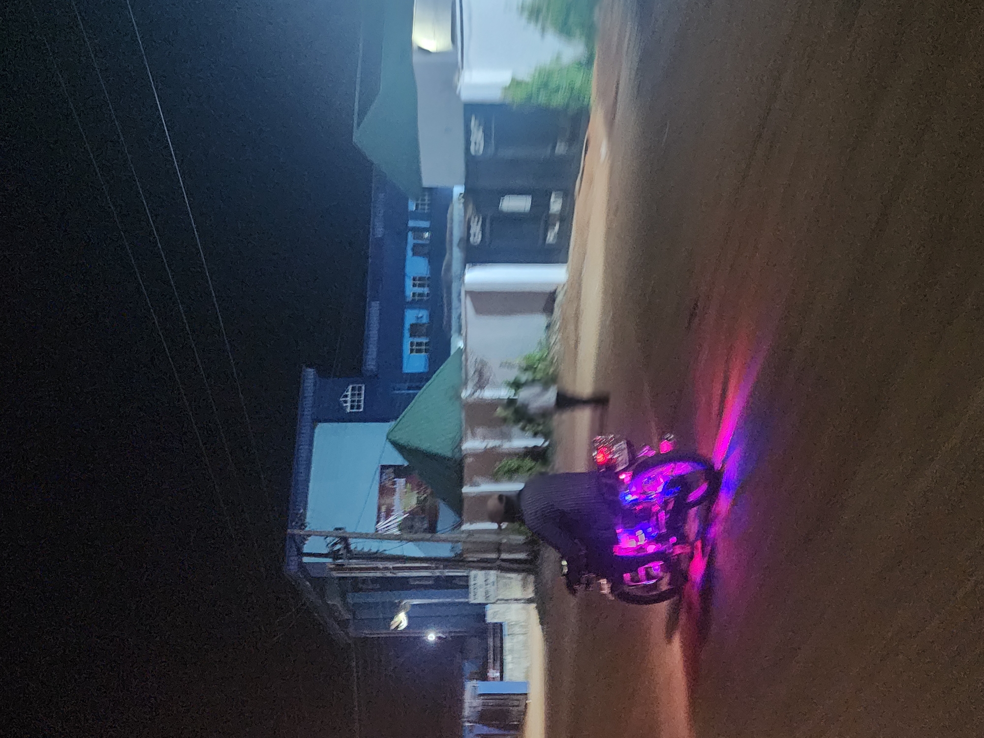 Colorful motorcycle spotted multiple times in Abraka, Nigeria