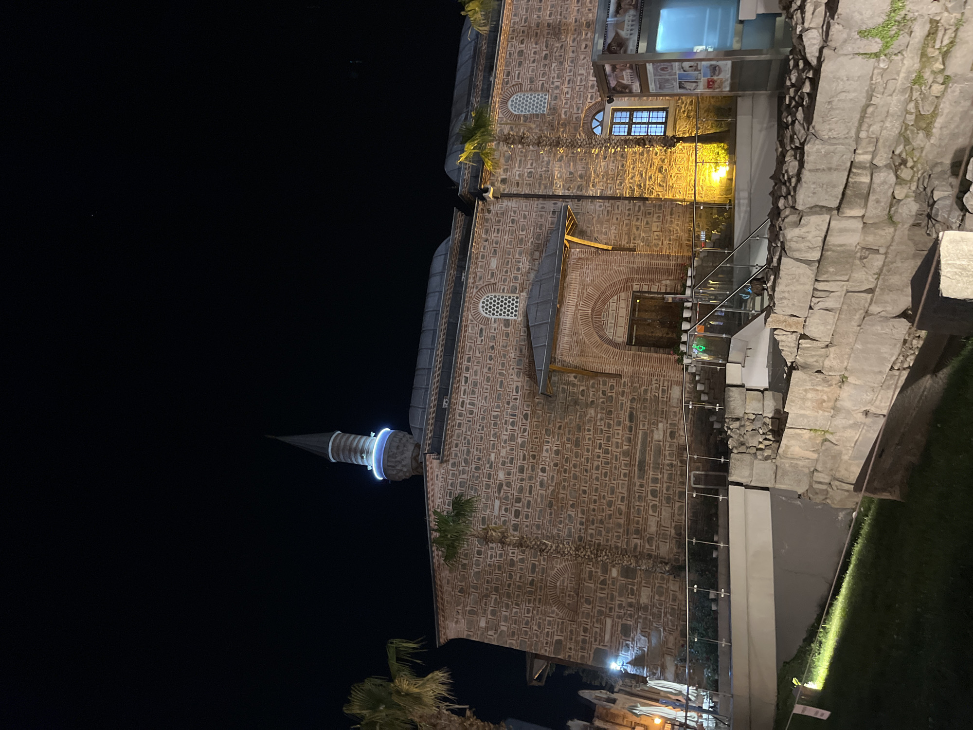 Nighttime heritage tour documented in historic Plovdiv, Bulgaria