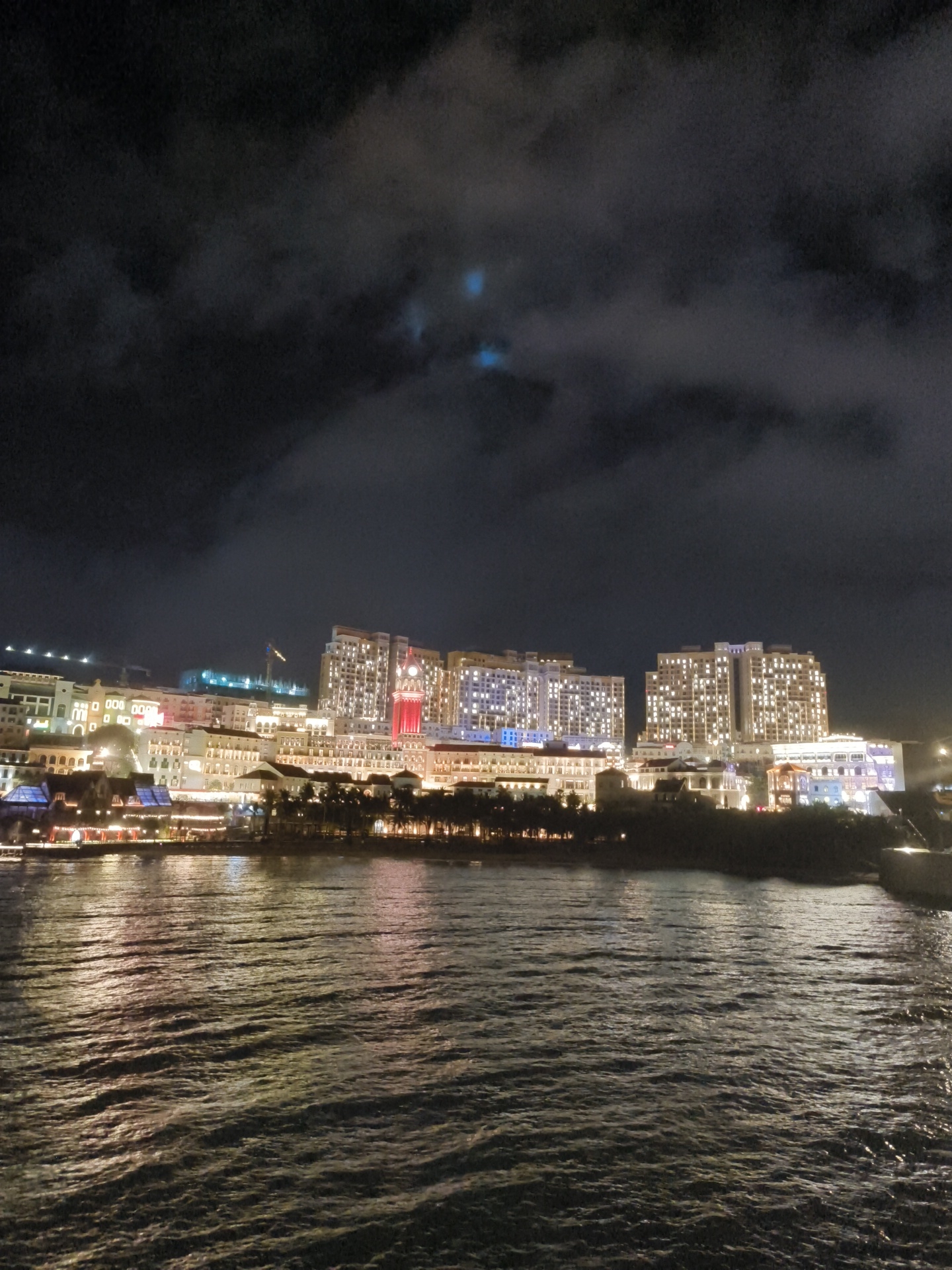 Night stroll along Grand World's lit-up Phú Quốc waterfront