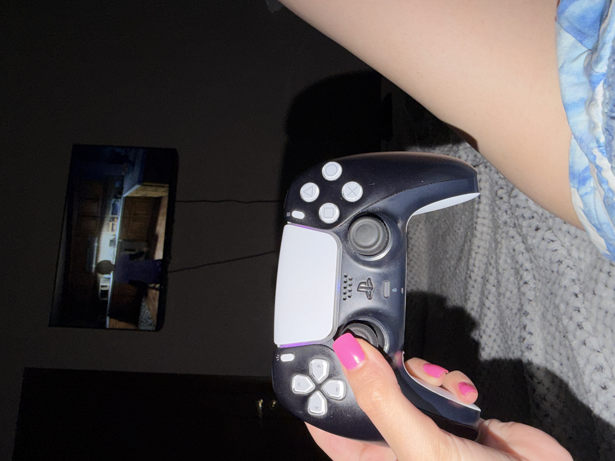 Rainy Tbilisi night, gaming indoors with a forest view