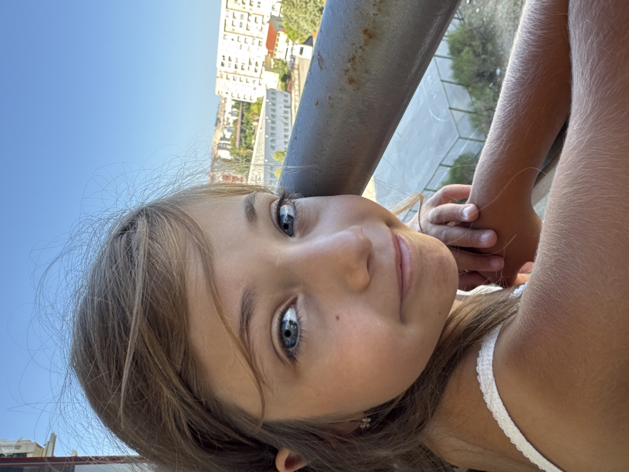 Morning views and everyday scenes from a balcony in Bar, Montenegro