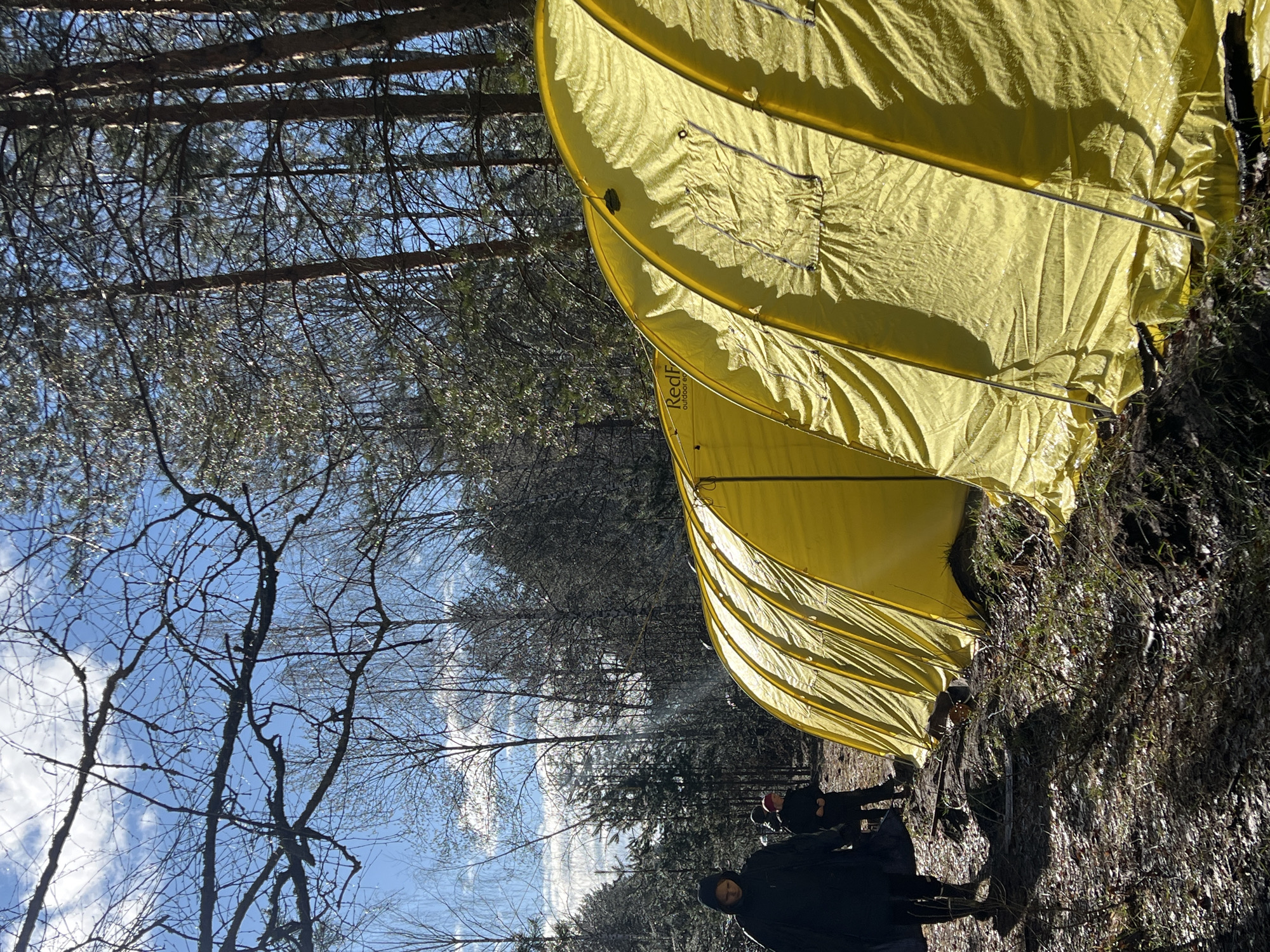 Adventure race event unfolds in muddy Russian forest campsite