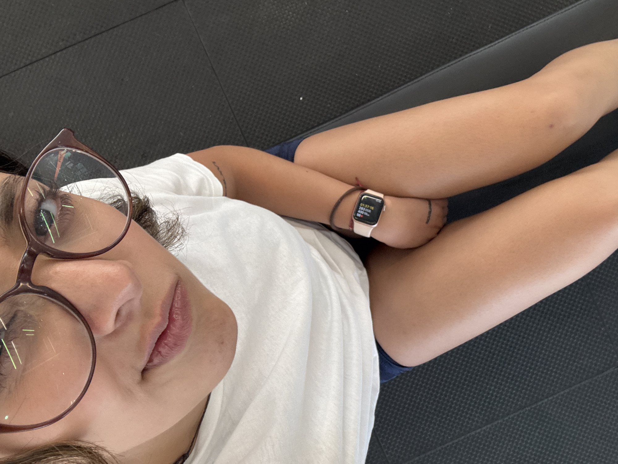 Women workout, rest at San Andrés Cholula fitness center