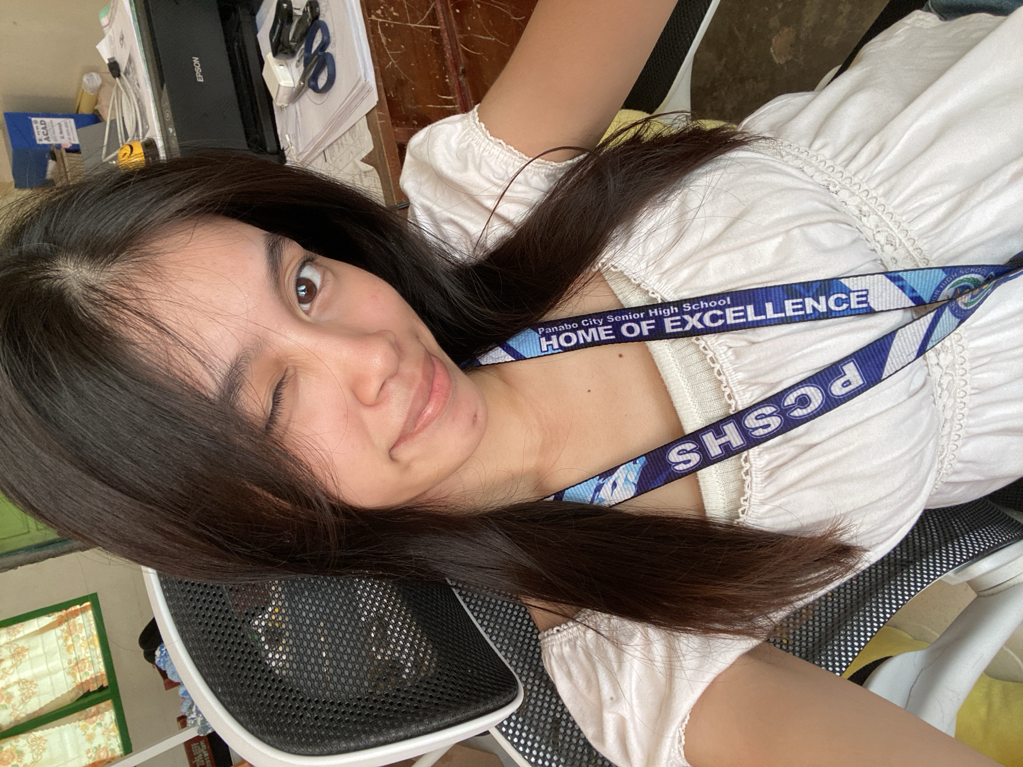 Selfies and casual snapshots from a school setting in Panabo