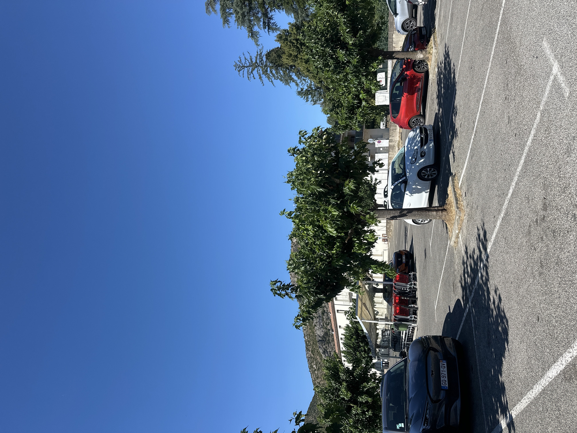 Lunch stop at a restaurant in Anduze, southern France