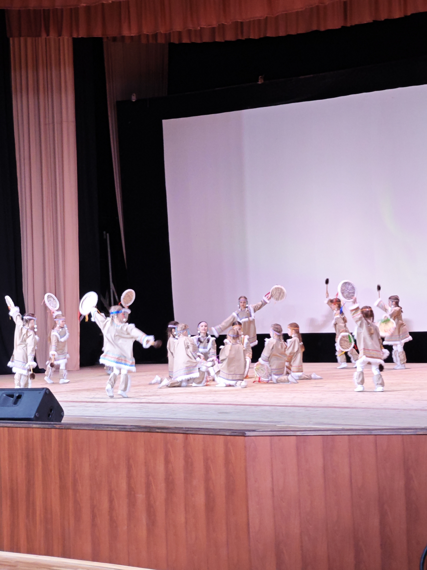 Children's cultural performances staged in Марковский, Russia