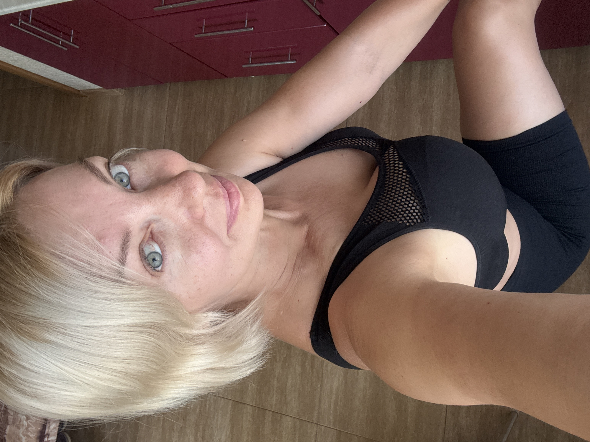 Morning yoga and selfies in a Sochi studio
