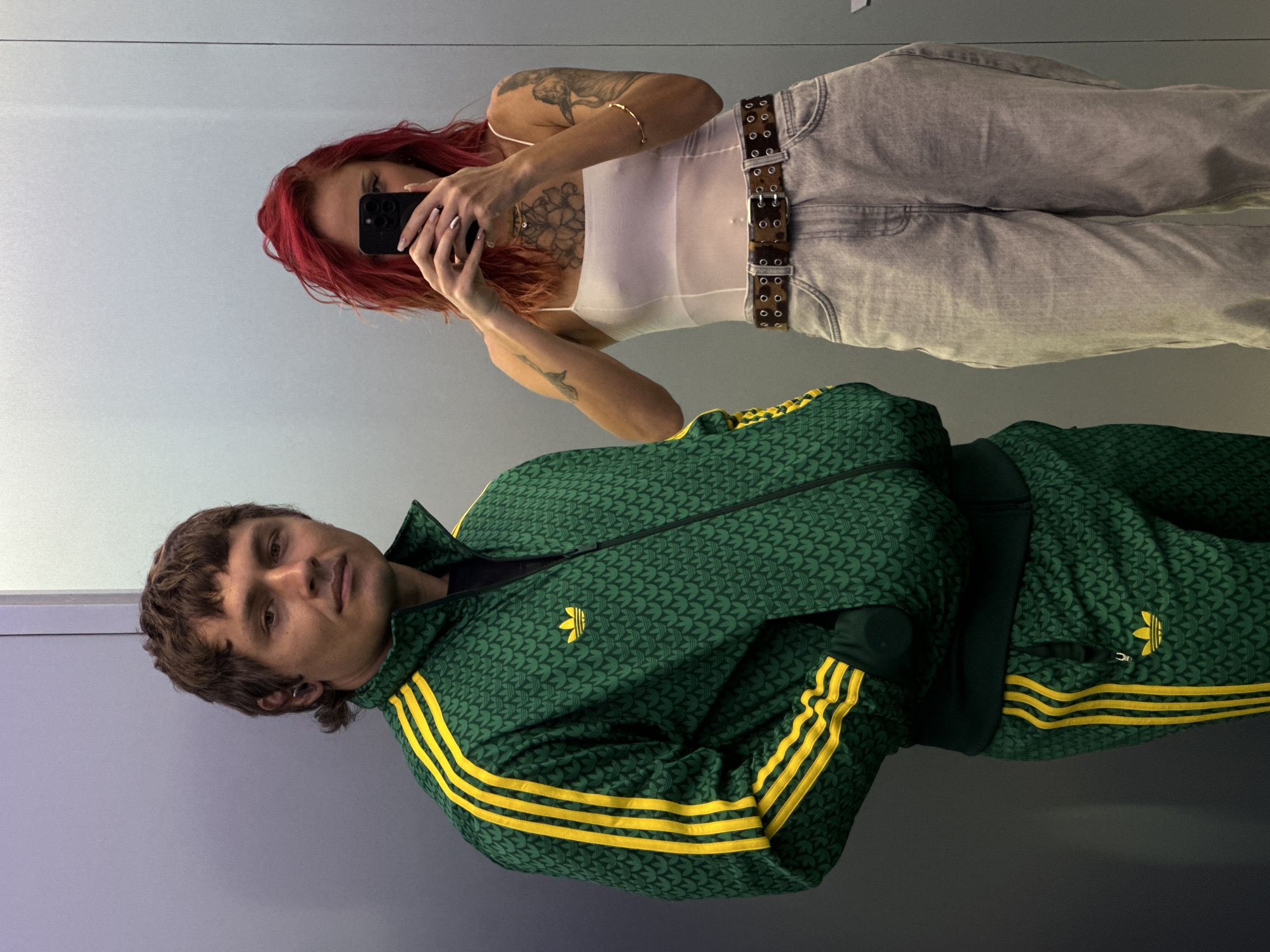 Shoppers Take Selfies in Adidas Store Fitting Room, Kuta