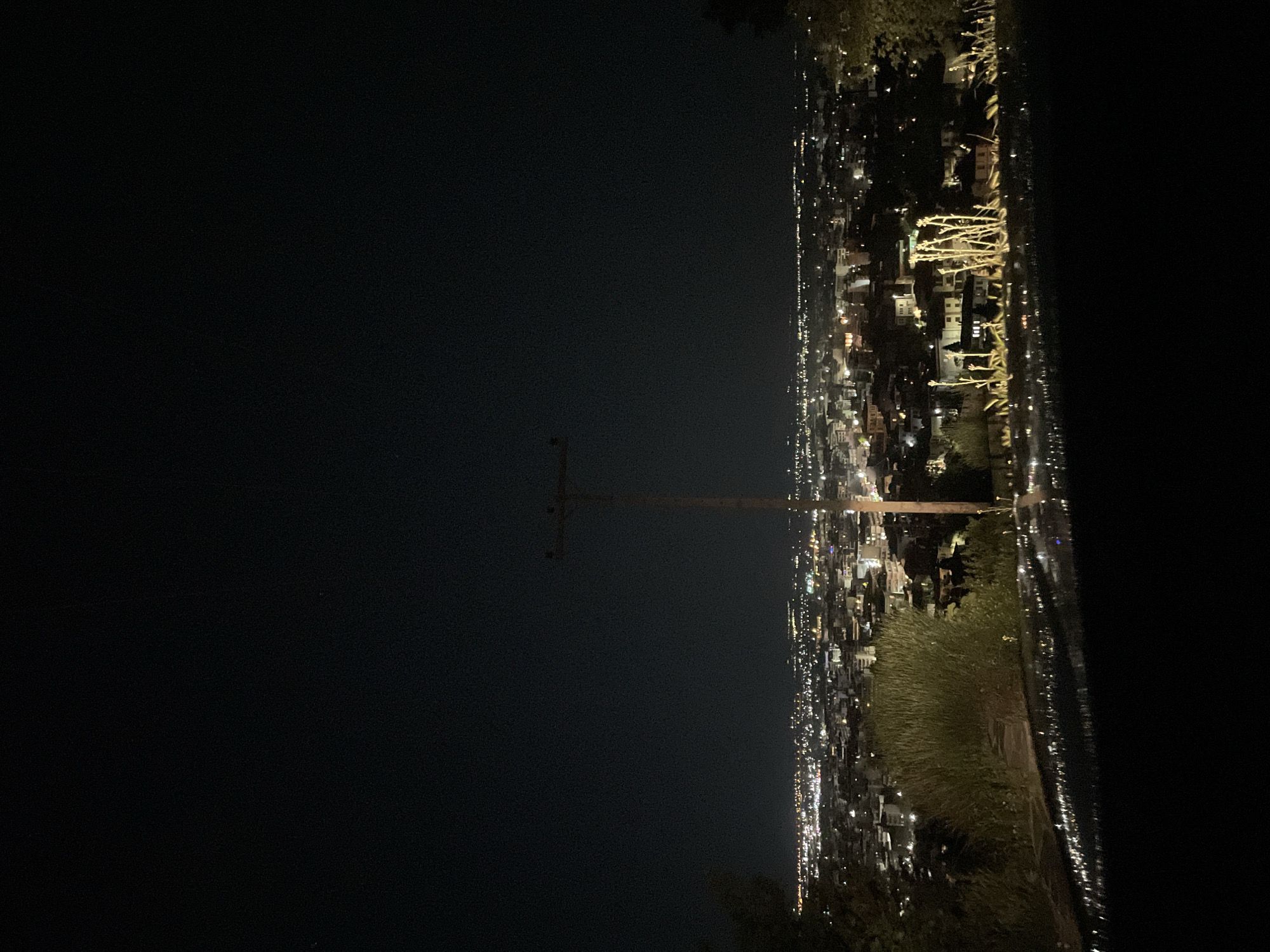 Evening city watching session recorded from Xanthi hilltops
