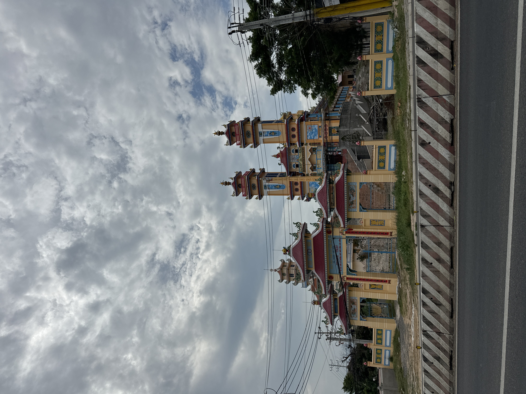 Ornate Vietnamese temple complex in Phú Thủy, multiple angles