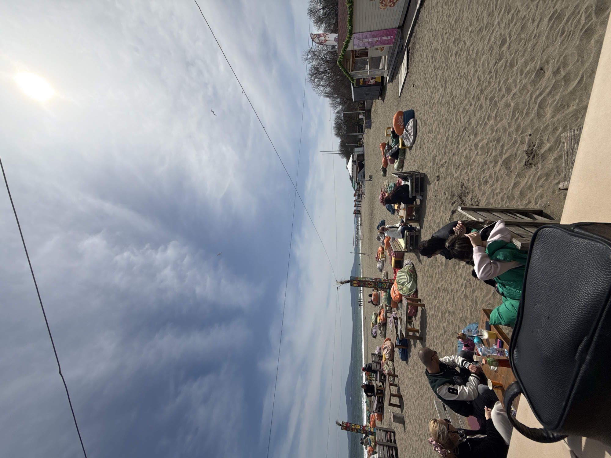 Beachgoers enjoy casual Friday morning at Burgas seaside venue