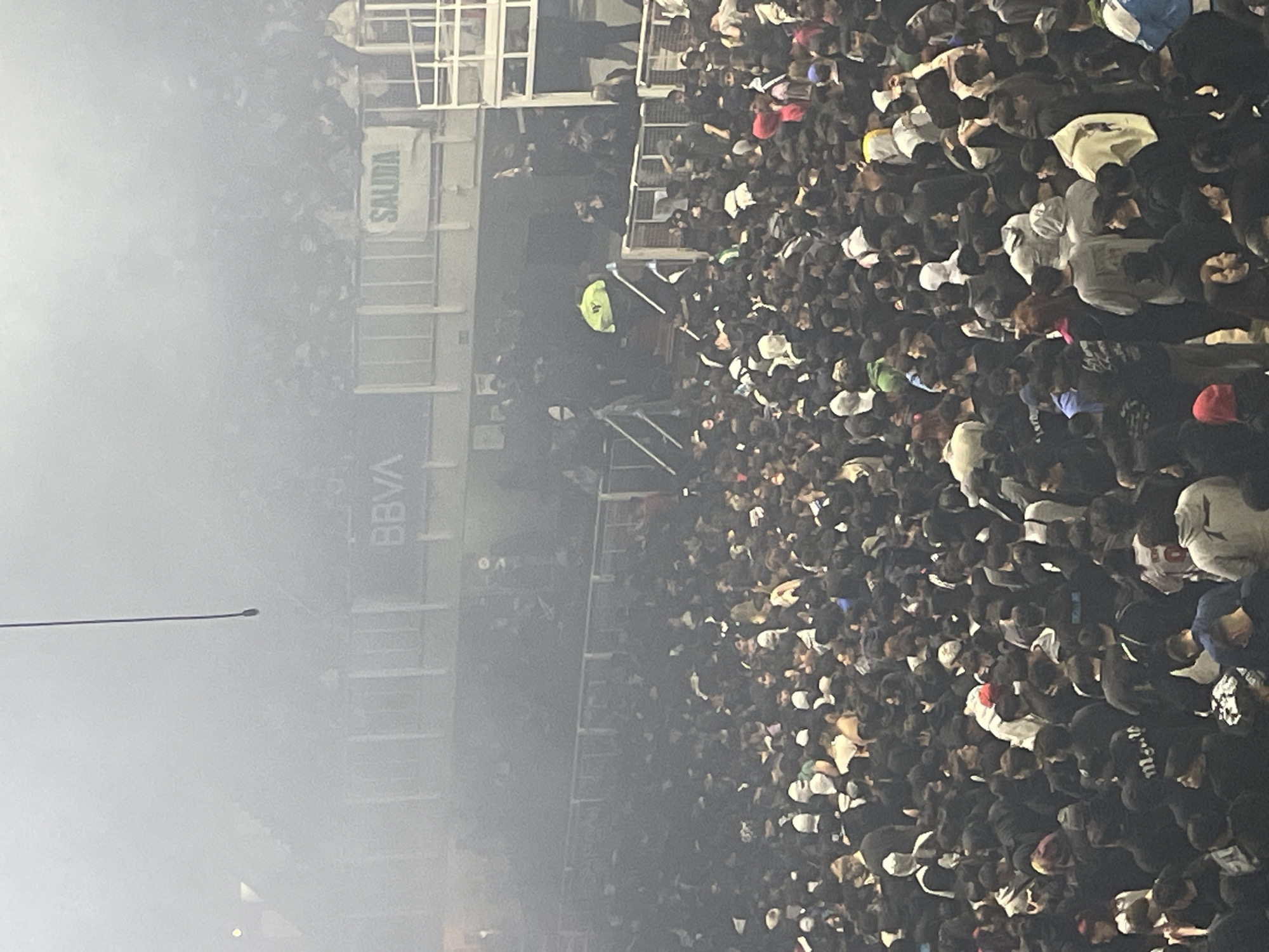 Packed crowd fills BBVA stadium in Buenos Aires