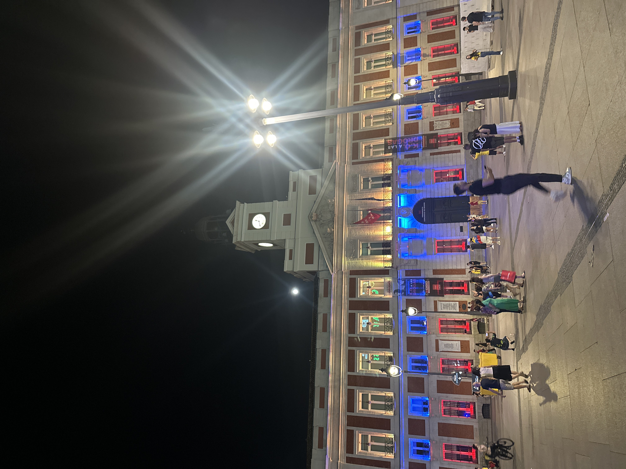 Puerta del Sol buzzing on a summer Saturday night