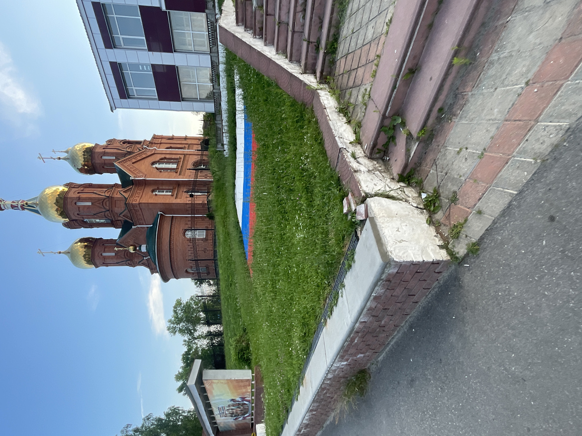 Walking tour through Krasnye Baki, Russia streets and landmarks