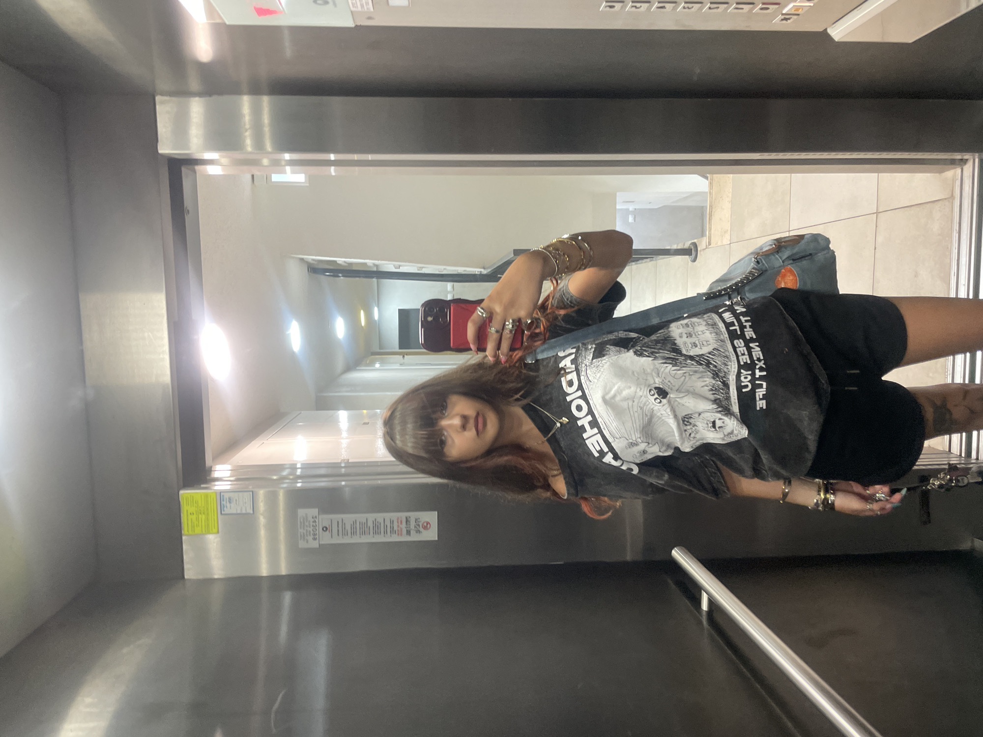 Selfies and nail close-ups in Raanana, Israel