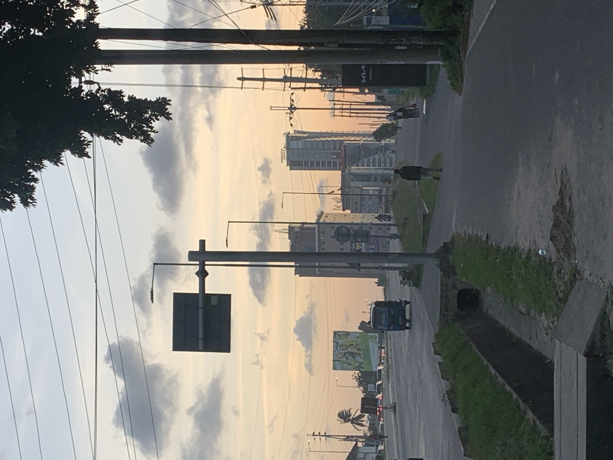 Dar es Salaam streets at golden hour, buildings and daily movement