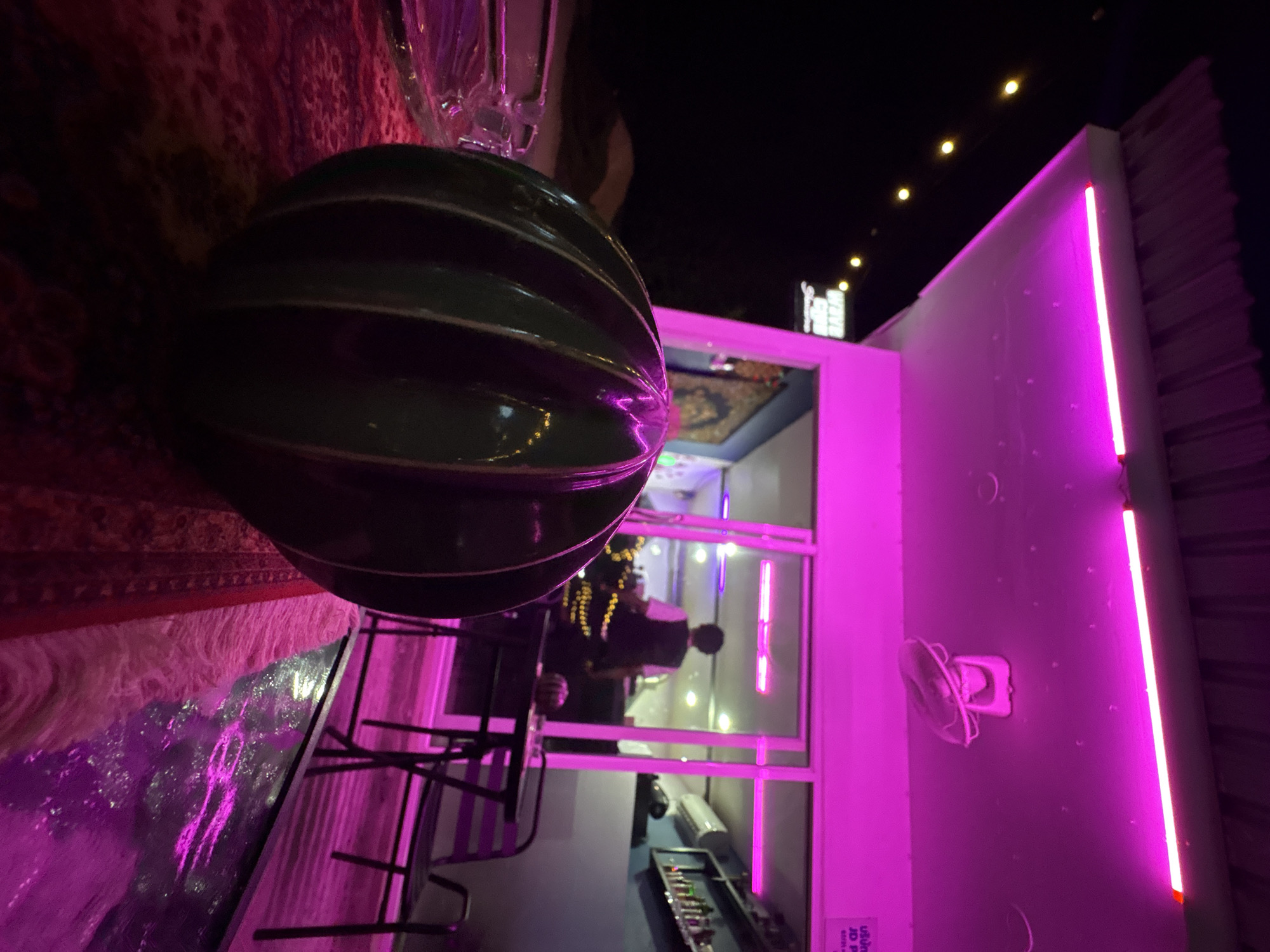 Evening karaoke and dining activity observed at Wave Club Thailand