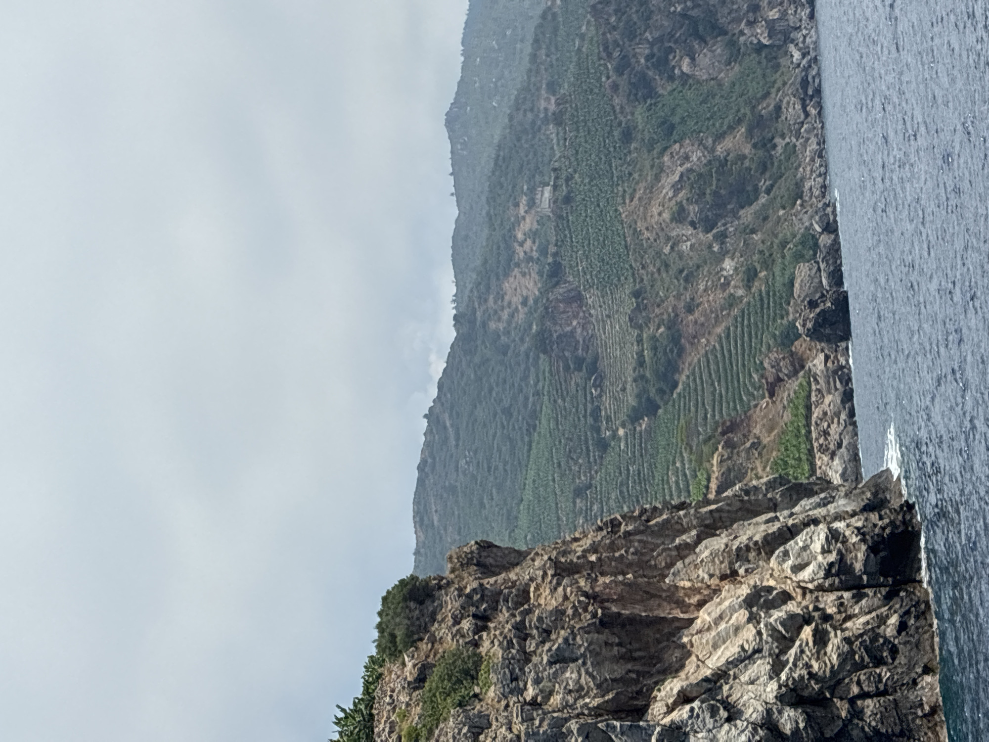 Sea caves and clifftops along Gazipaşa's Mediterranean coastline