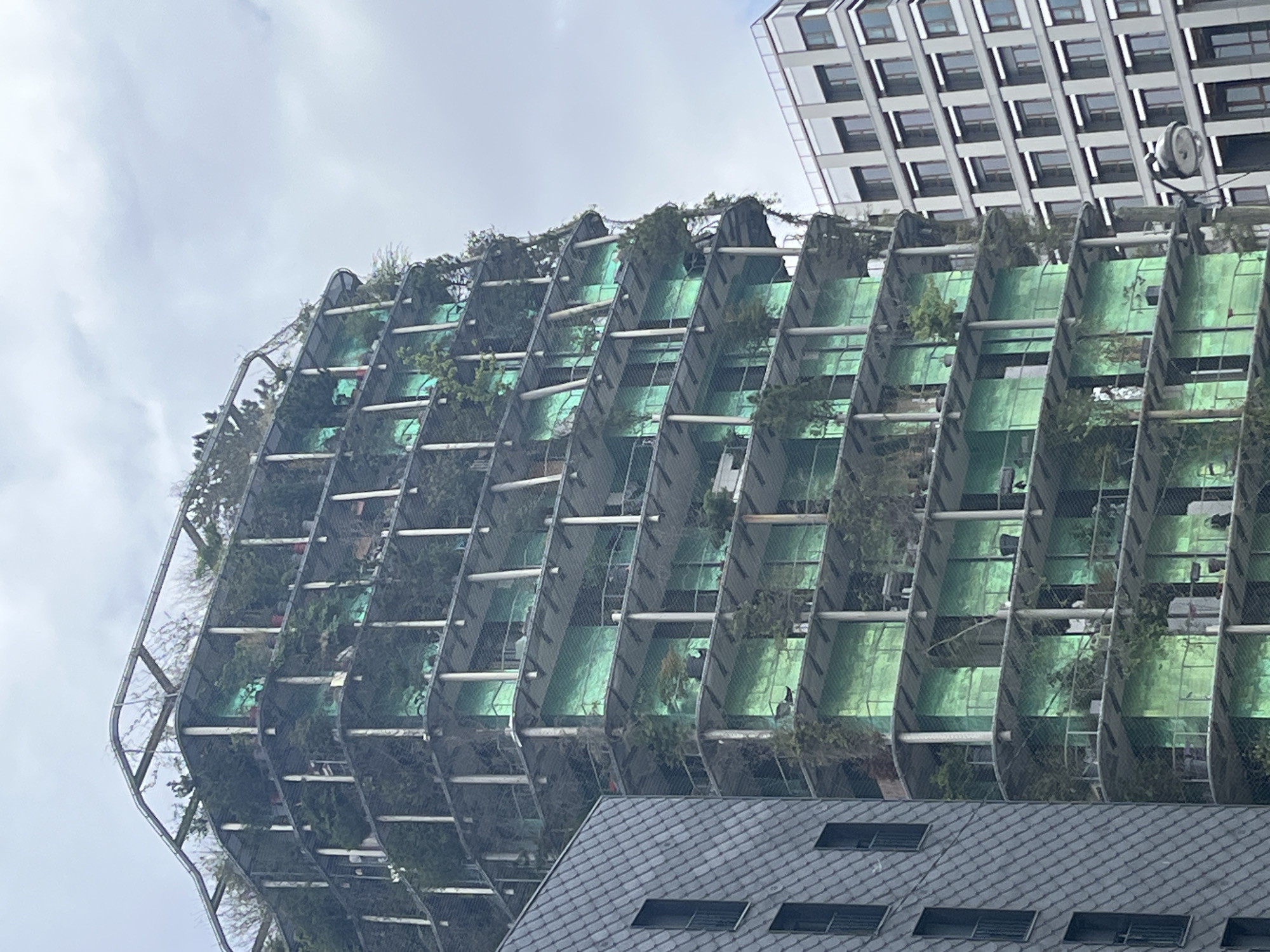 Modern towers and residential architecture in Paris's 13th arrondissement