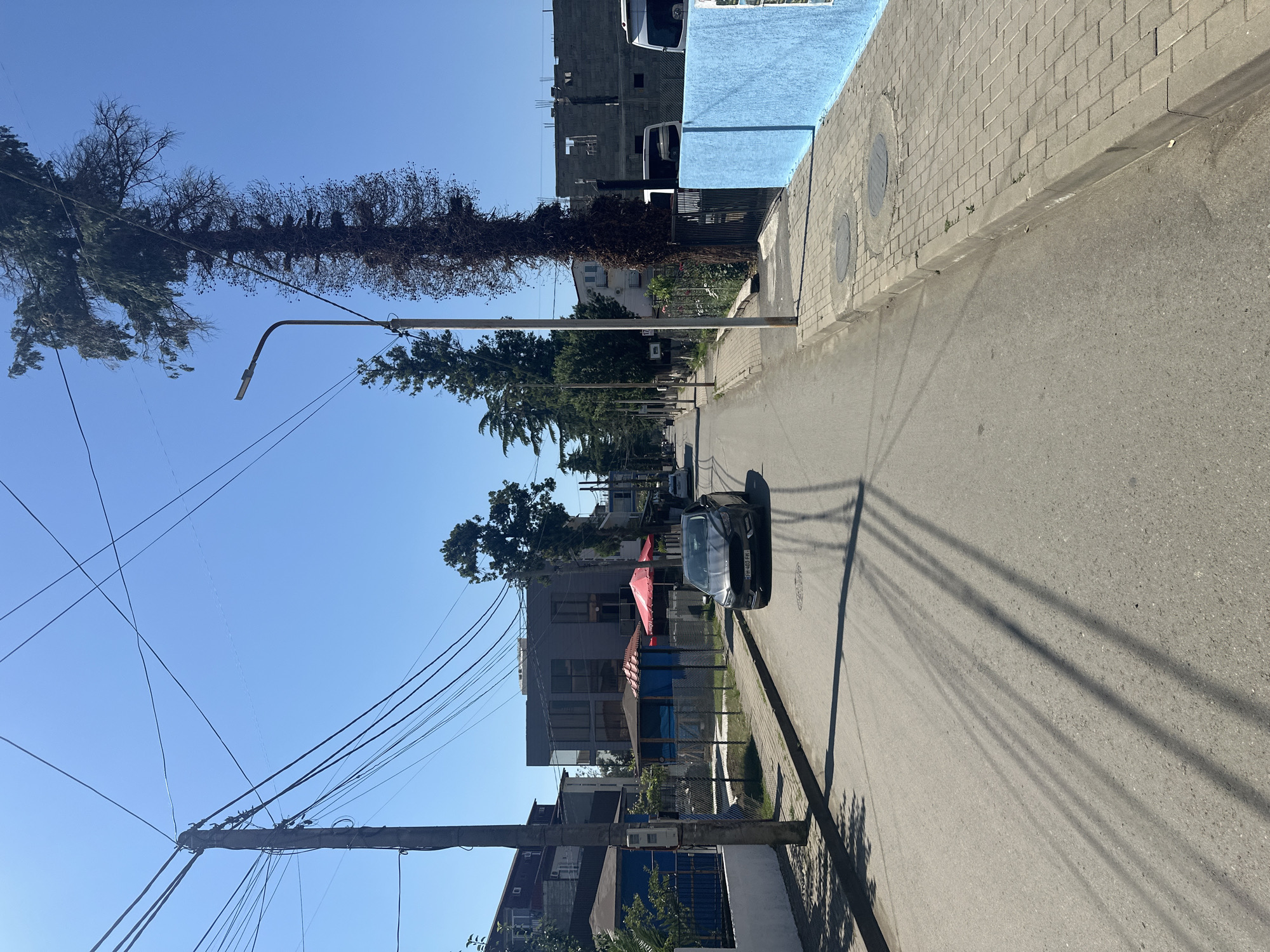 Morning scenes along Ureki's Black Sea beach and streets
