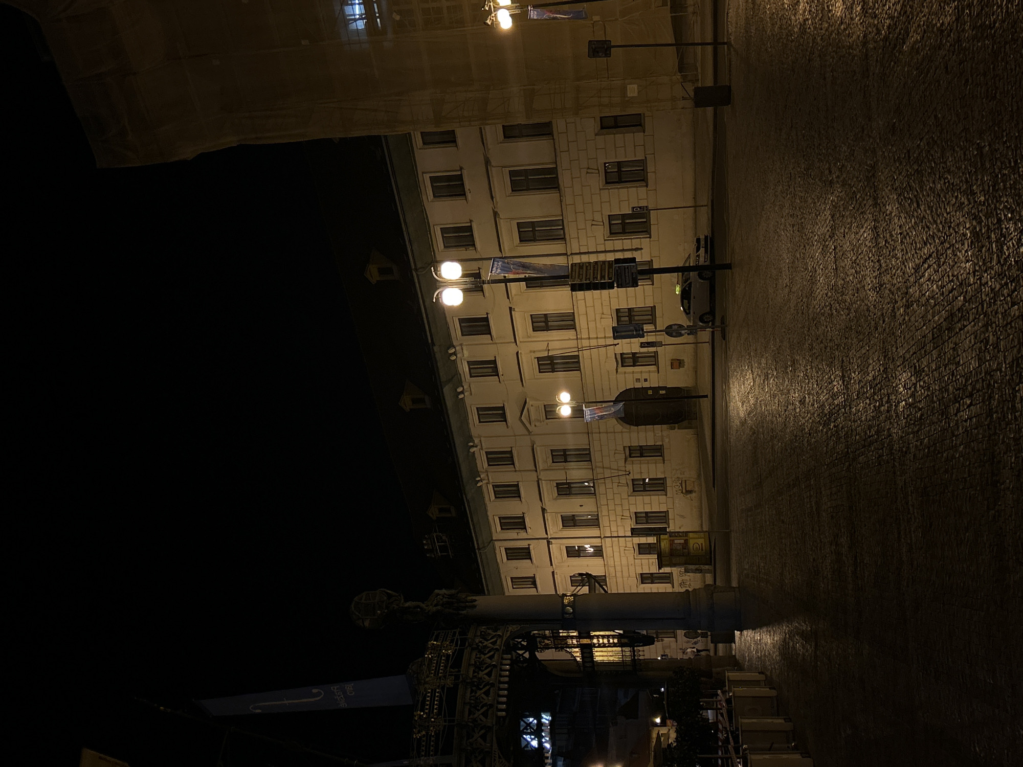 Nighttime stroll documented through historic Prague city center