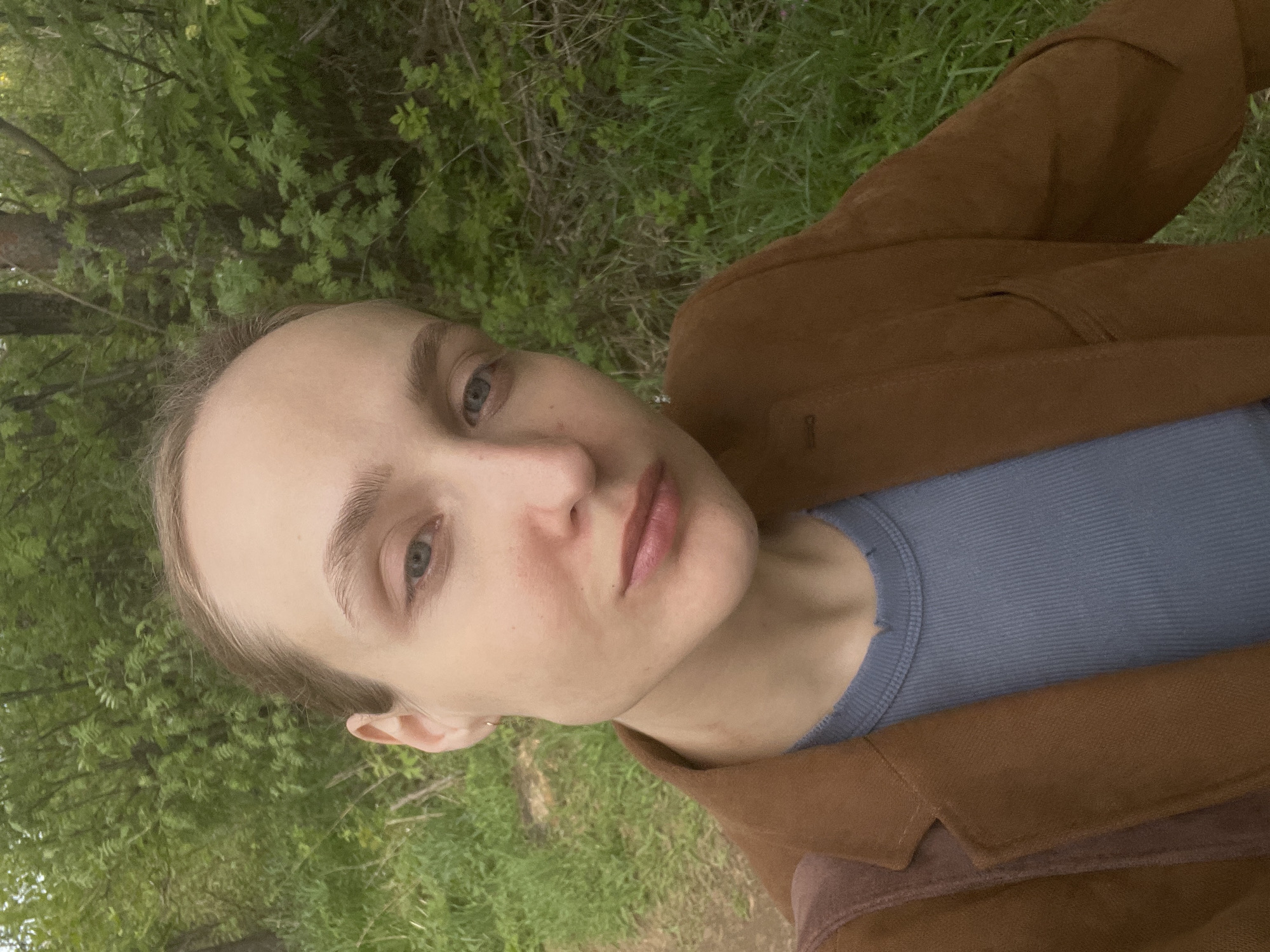 Morning selfie captured in Podshivalovo, Russia