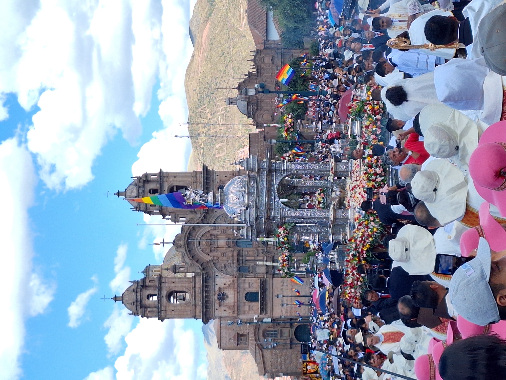 Corpus Christi procession fills Plaza de Armas in Cusco