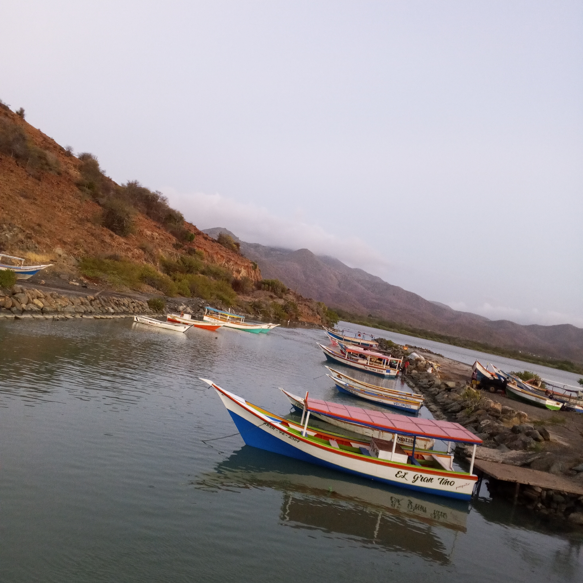Evening coastal life documented in Pedro González, Venezuela