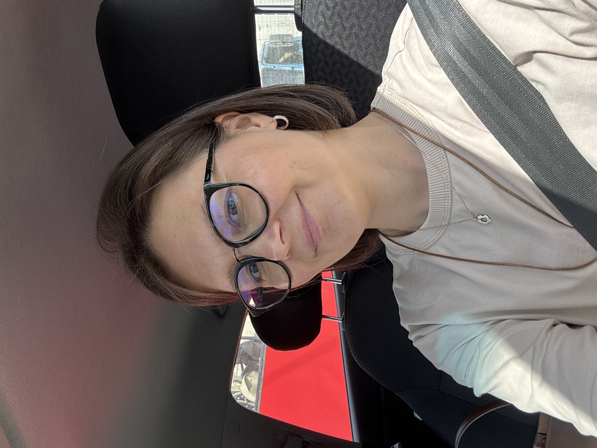 Woman observed in car in Izhevsk, Russia