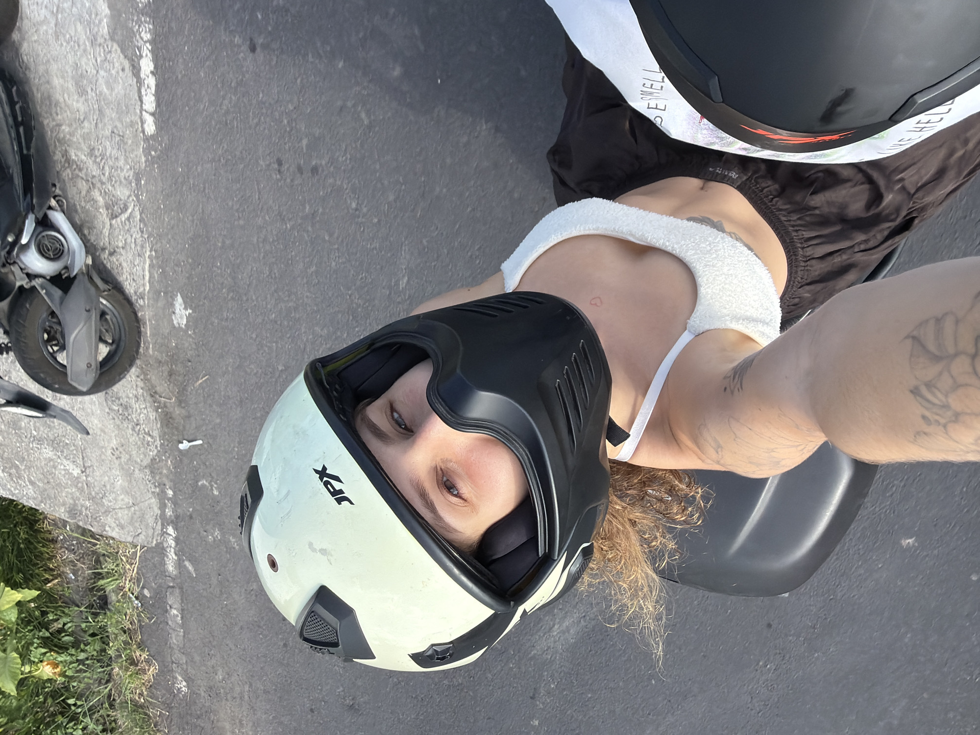 Scooter ride through North Kuta, multiple angles