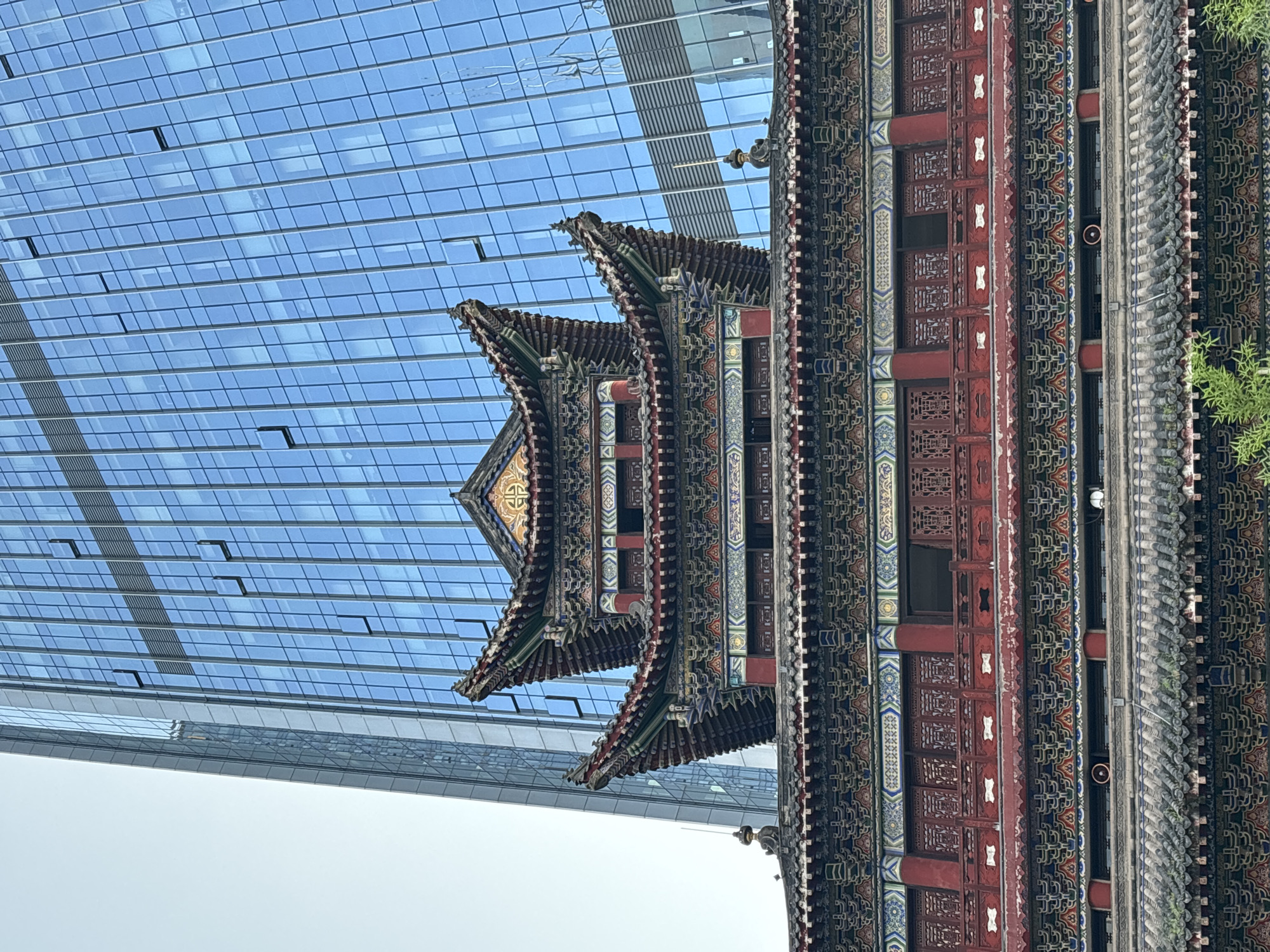Old meets new in Chongqing's Yuzhong District streetscape