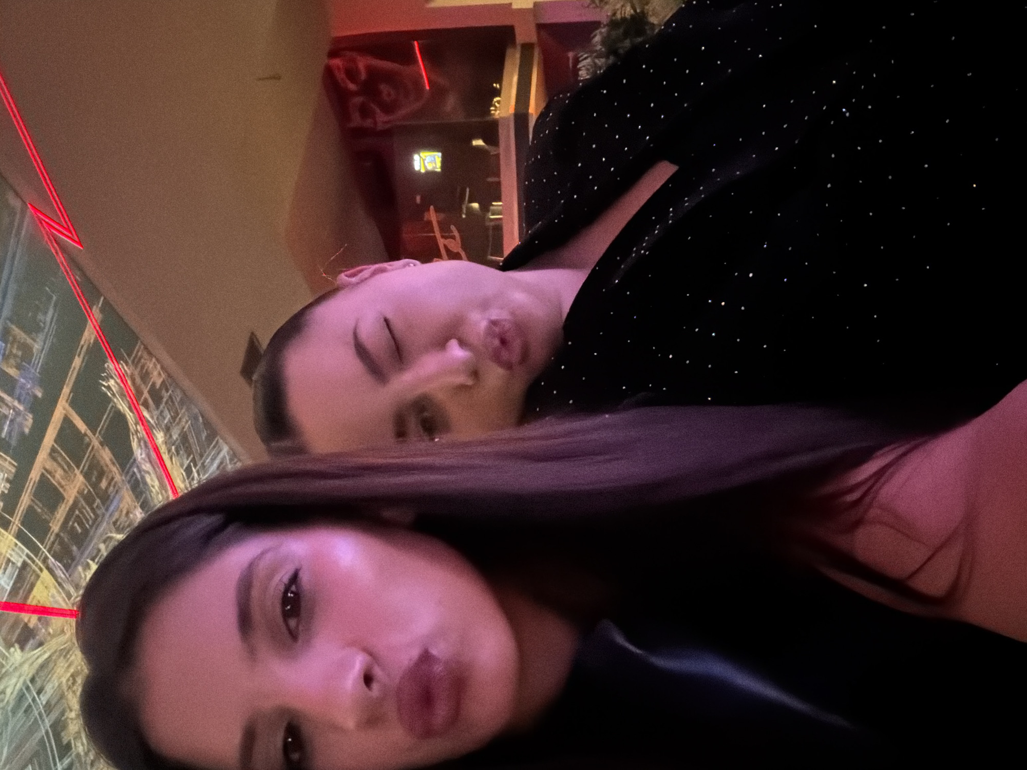 Casual photos captured in Sofia restaurant and selfie session