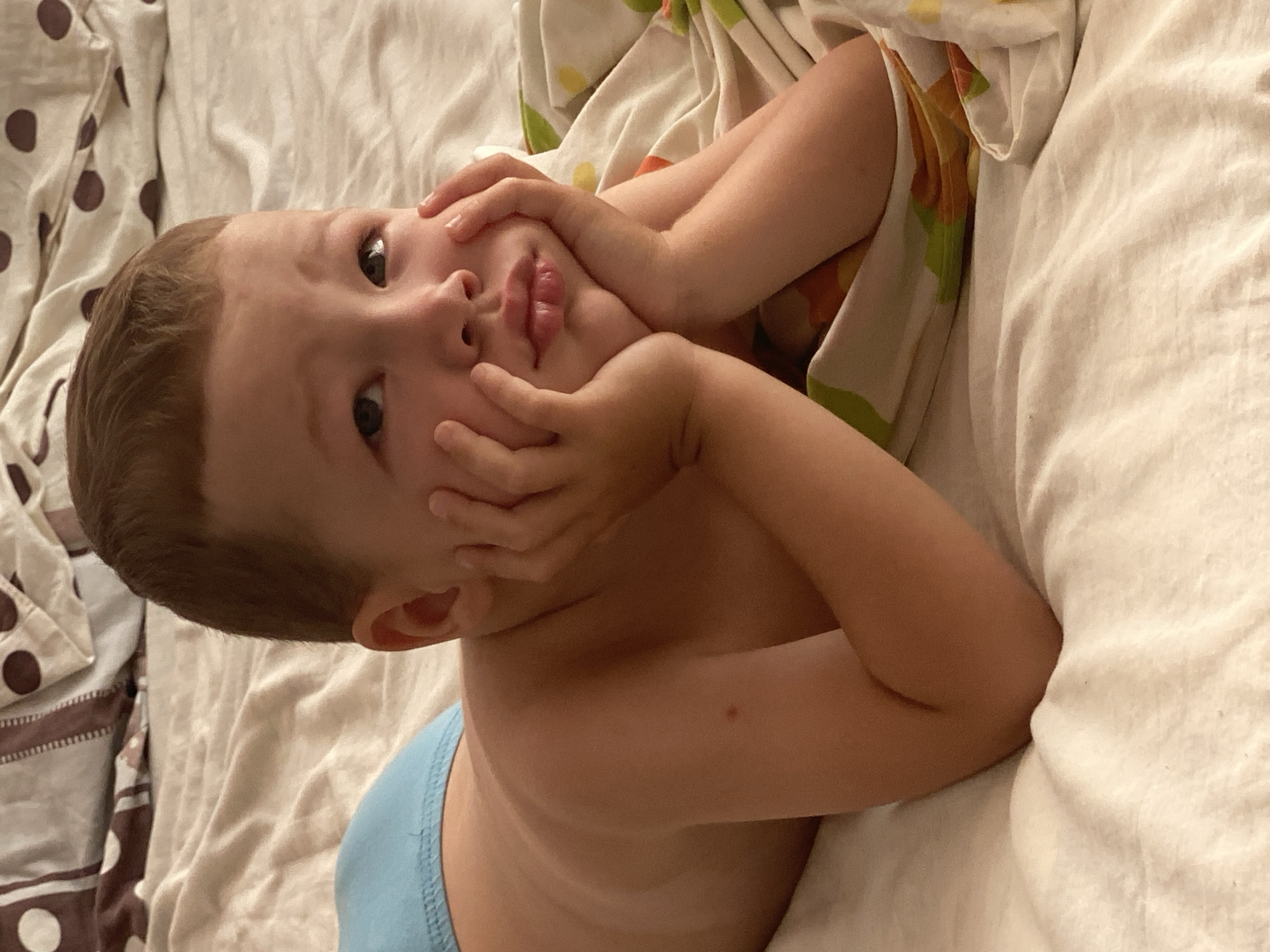 Lazy morning at home in Sochi, candid and close-up