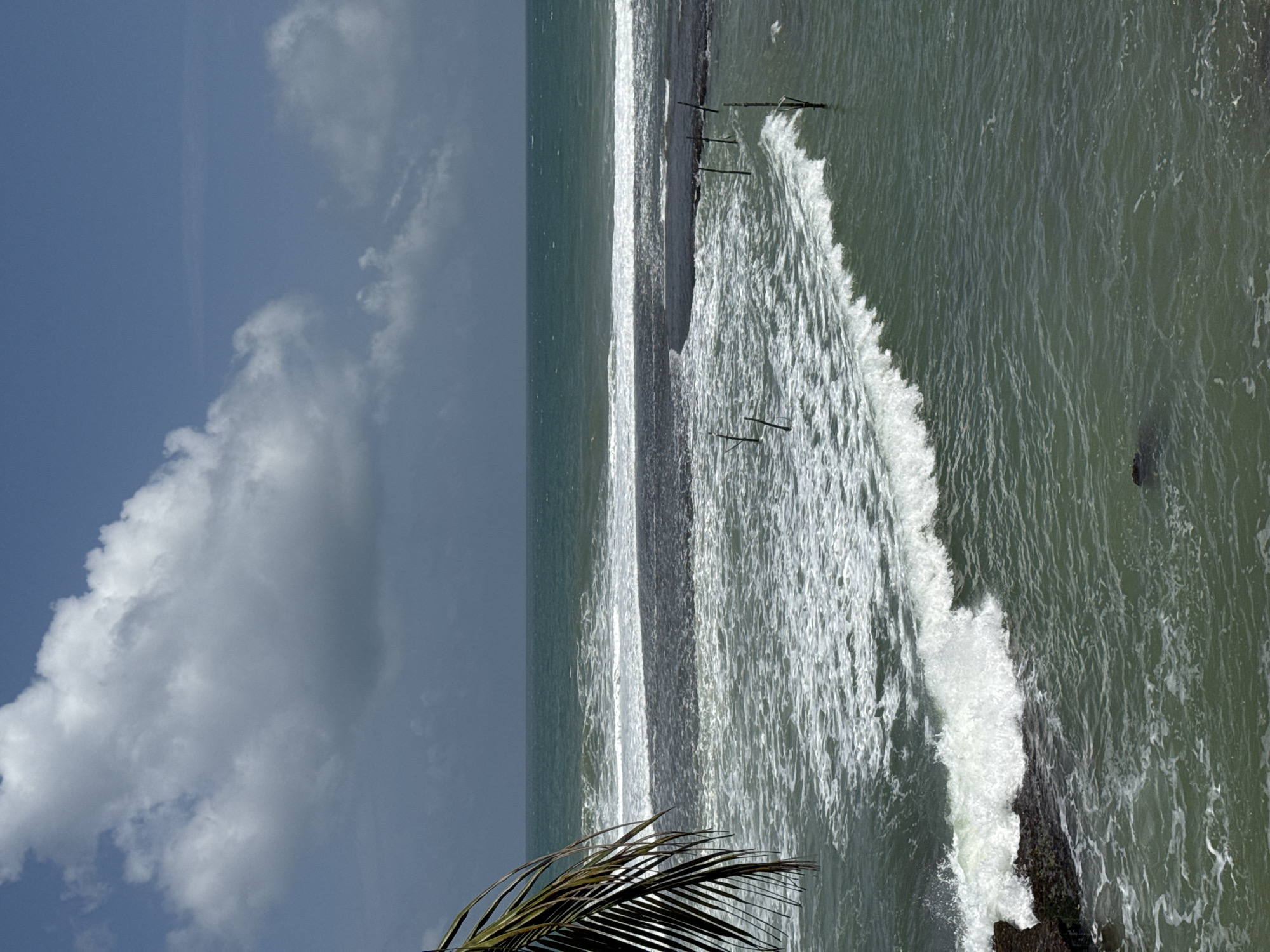 Lazy coastal morning at a cliffside property in southern Sri Lanka